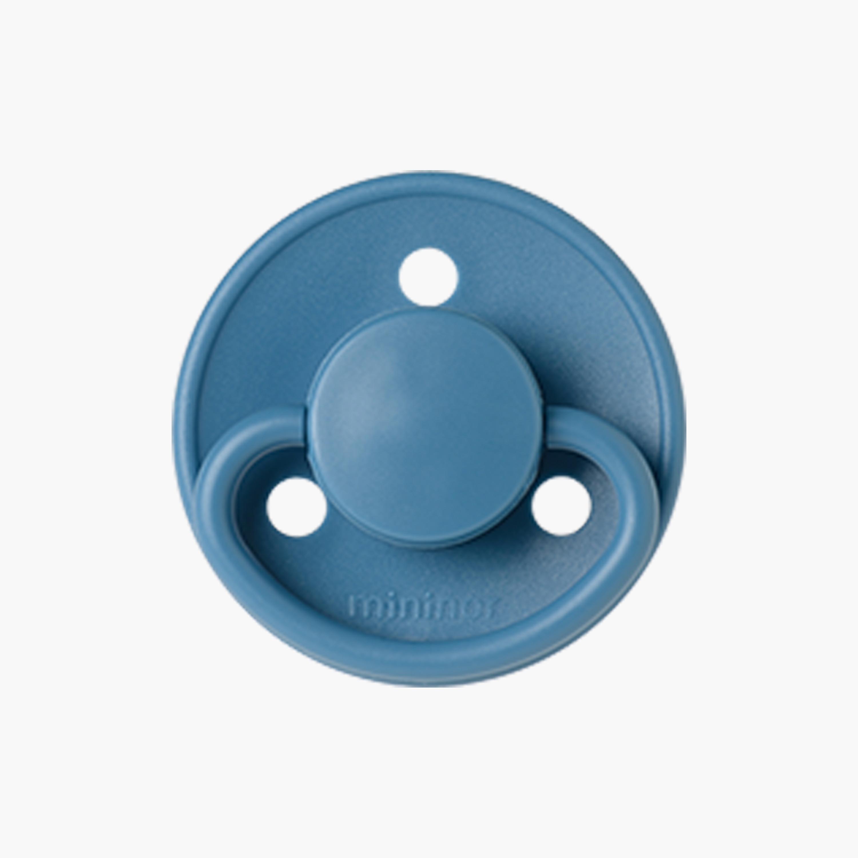 Mininor Rounded Silicone Pacifier - 6 Months-baby-feeding-pacifiers-image-2