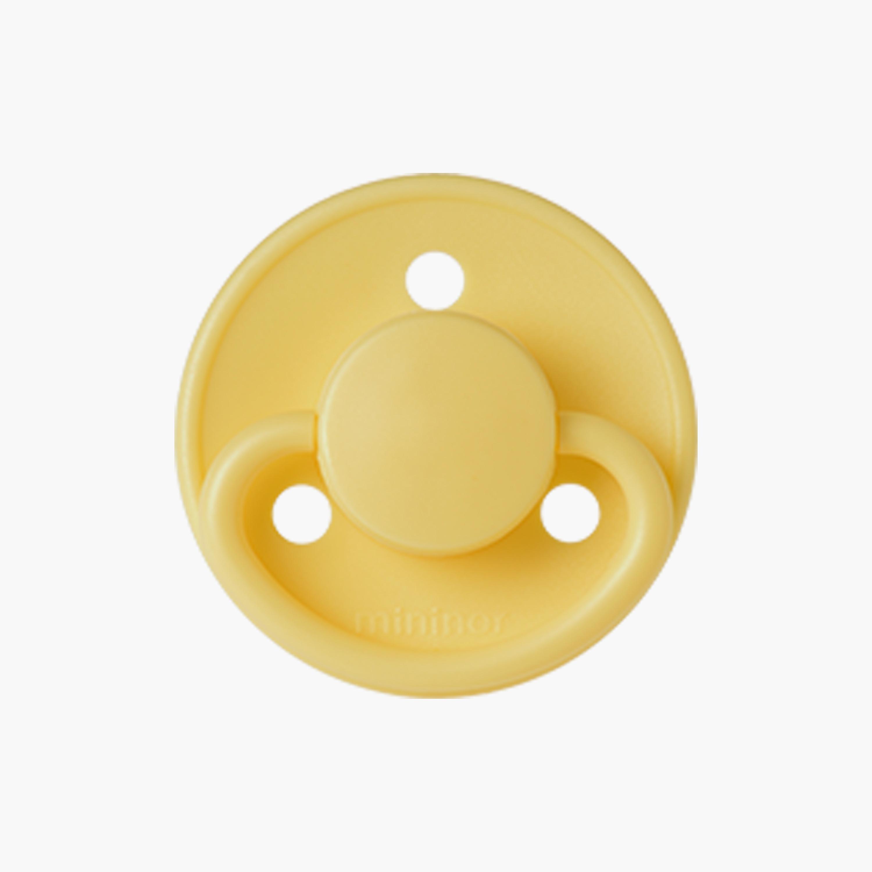 Mininor Rounded Silicone Pacifier - 6 Months-baby-feeding-pacifiers-image-2