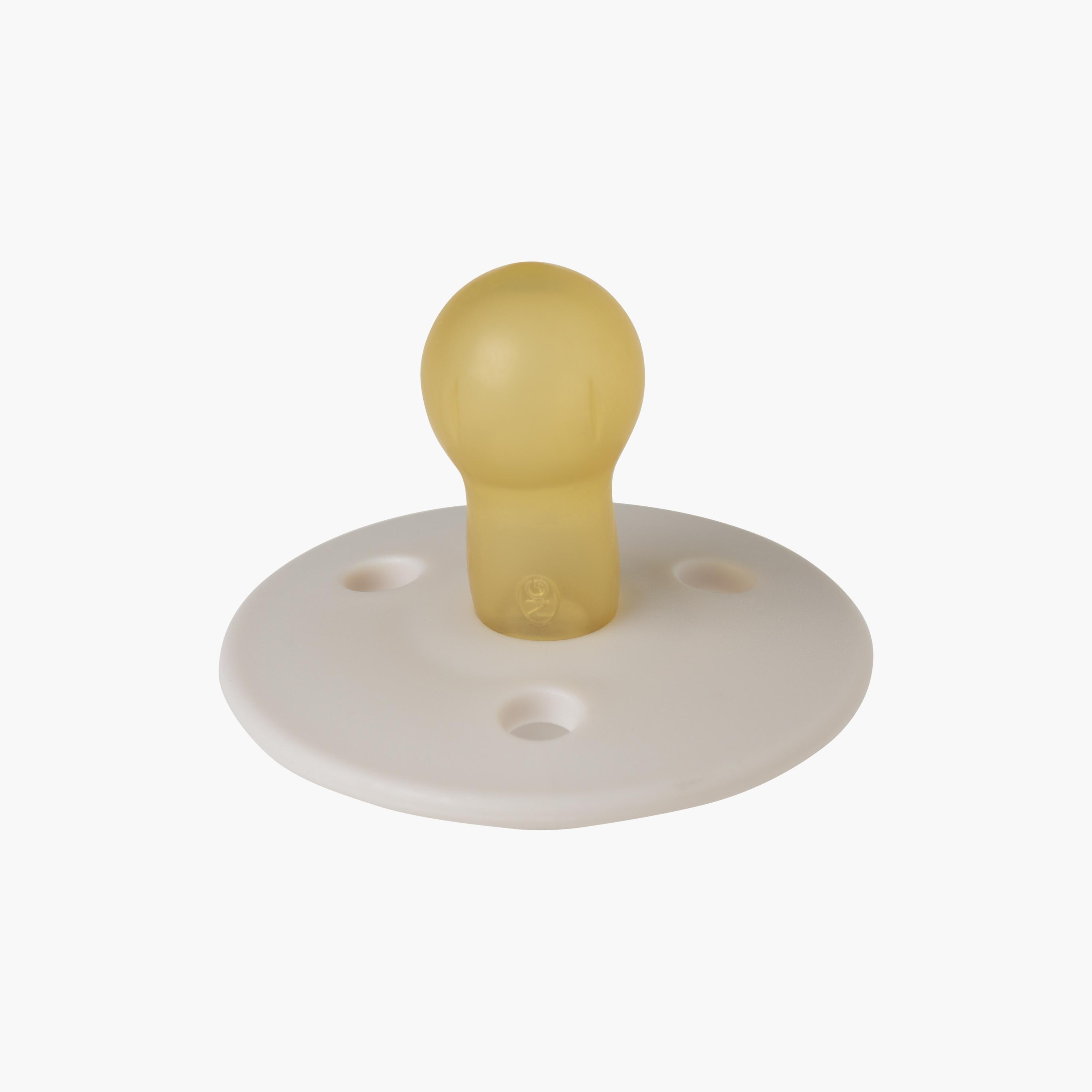 Mininor Rounded Latex Pacifier - 0 Months-baby-feeding-pacifiers-image-1