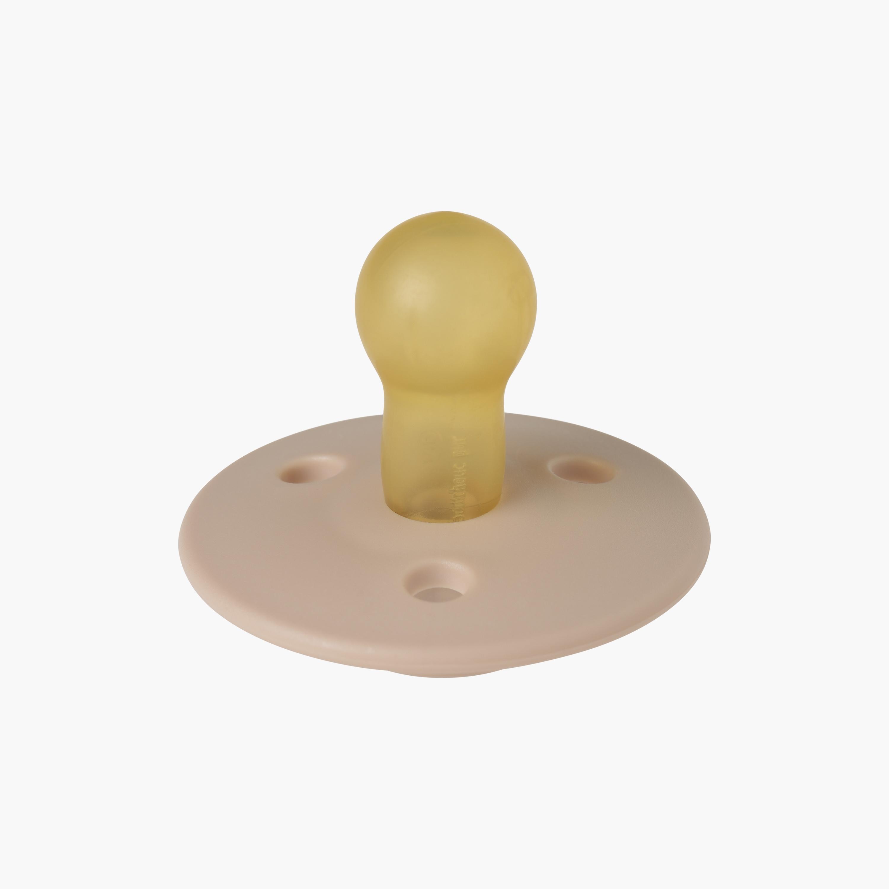 Mininor Rounded Latex Pacifier - 0 Months-baby-feeding-pacifiers-image-1