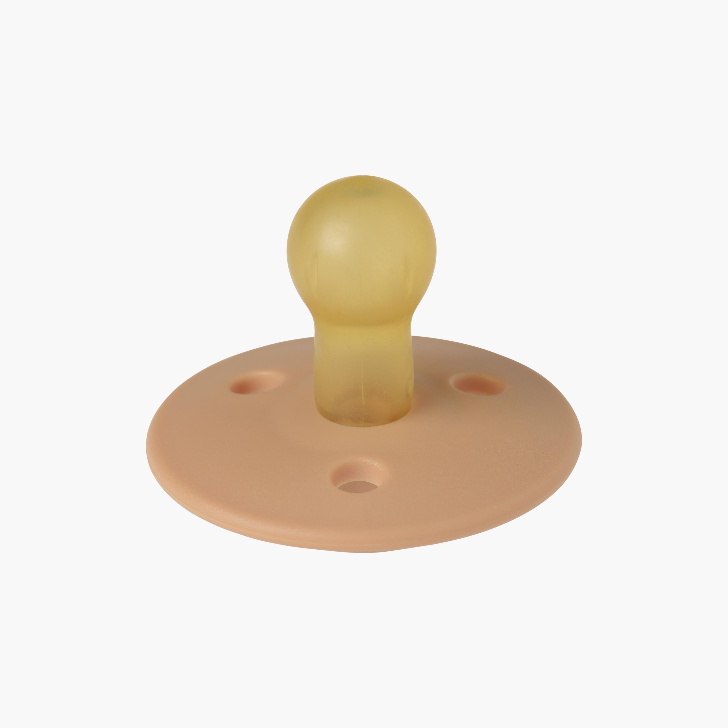 Mininor Rounded Latex Pacifier - 0 Months-baby-feeding-pacifiers-image-1