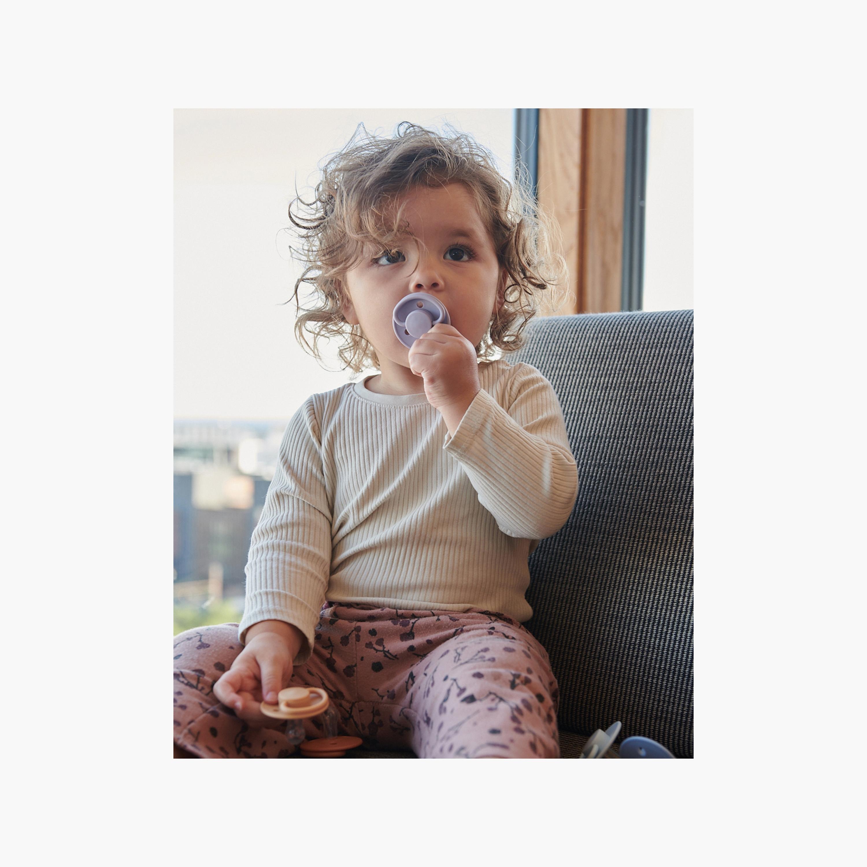 Mininor Rounded Latex Pacifier - 0 Months-baby-feeding-pacifiers-image-2