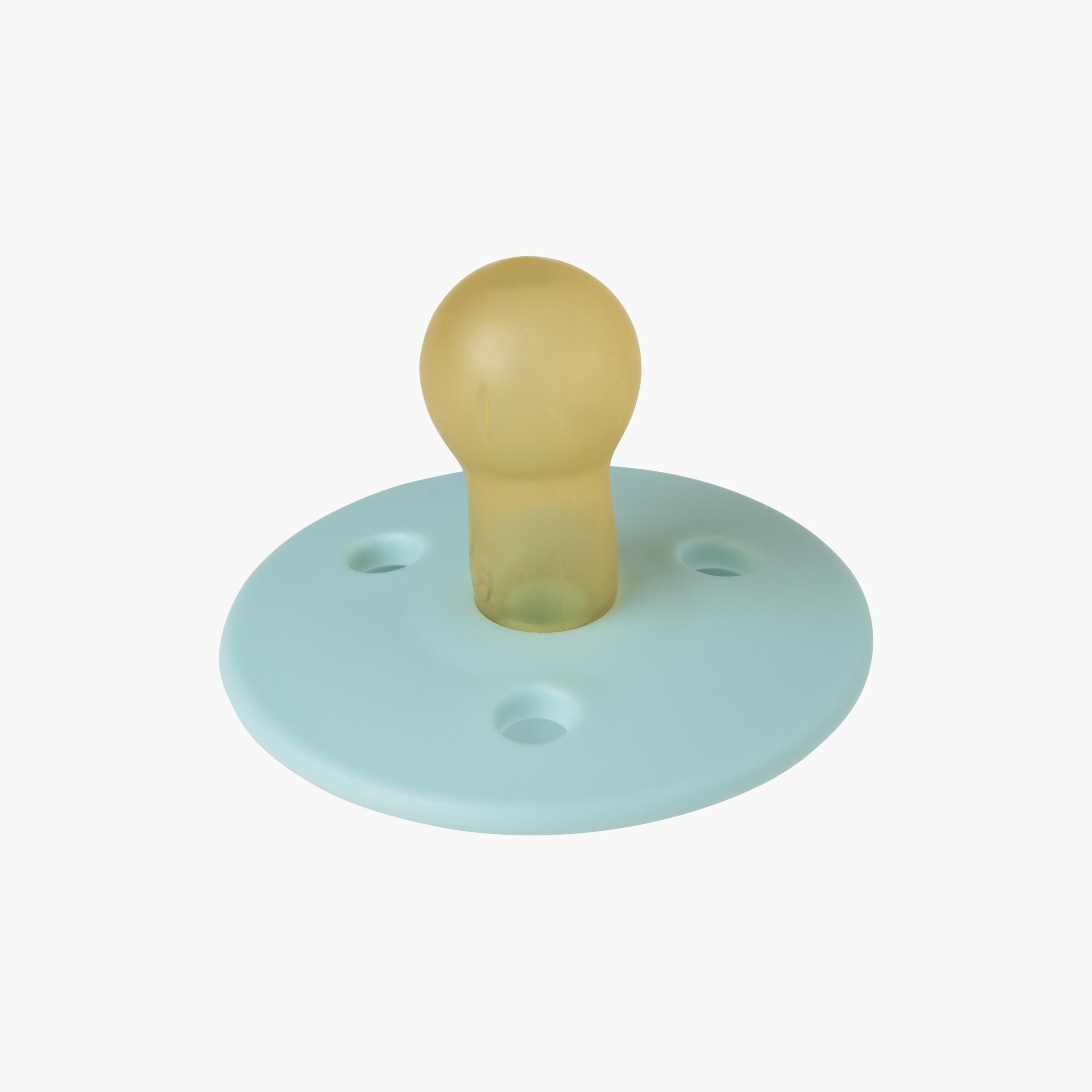 Mininor Rounded Latex Pacifier - 0 Months-baby-feeding-pacifiers-image-1