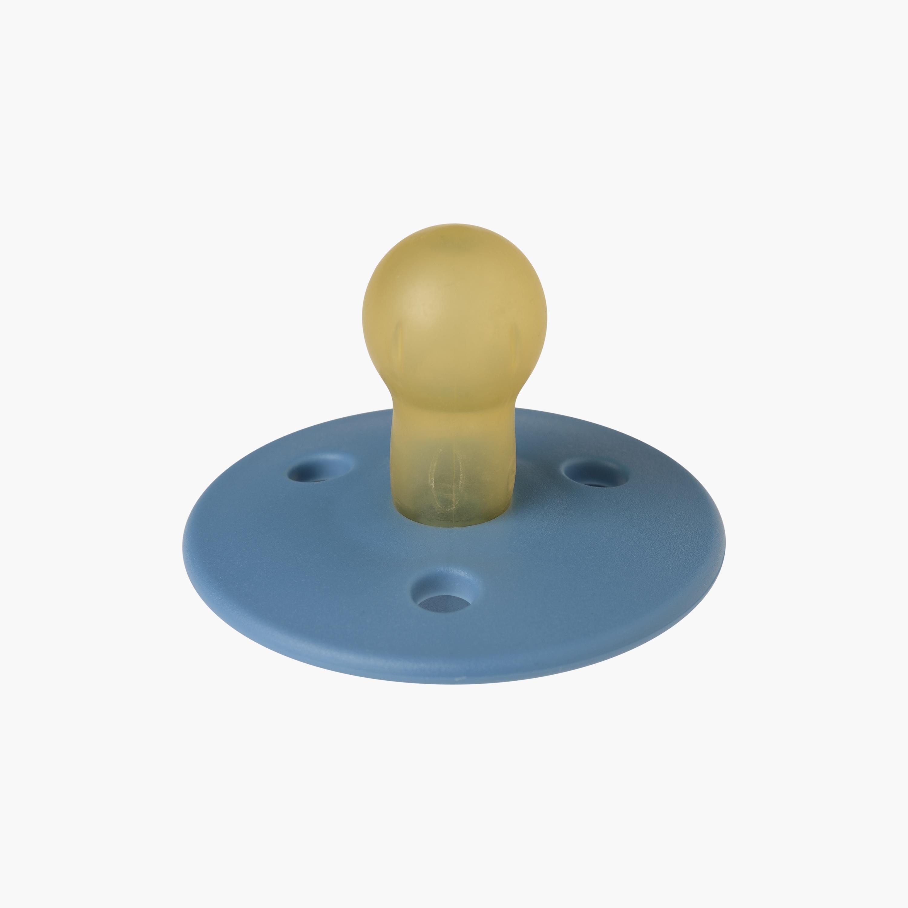 Mininor Rounded Latex Pacifier - 0 Months-baby-feeding-pacifiers-image-1