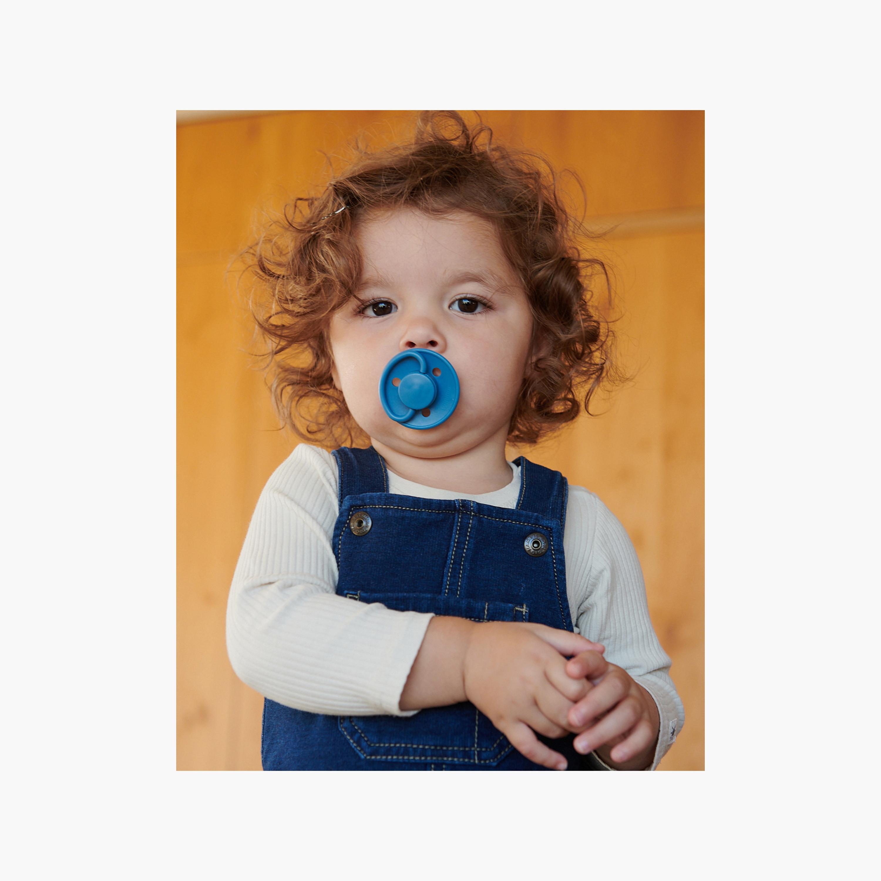 Mininor Rounded Latex Pacifier - 0 Months-baby-feeding-pacifiers-image-3