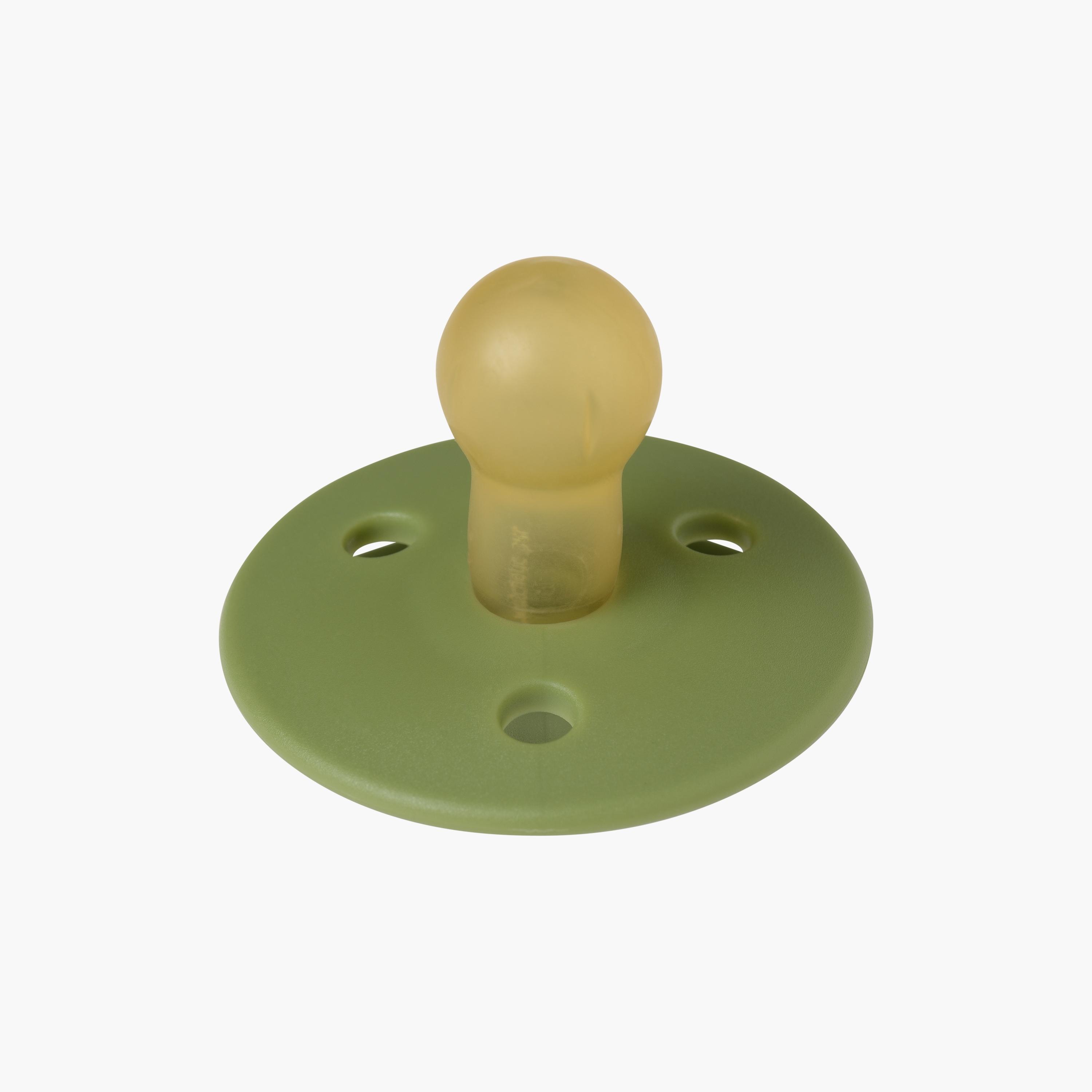 Mininor Rounded Latex Pacifier - 0 Months-baby-feeding-pacifiers-image-1