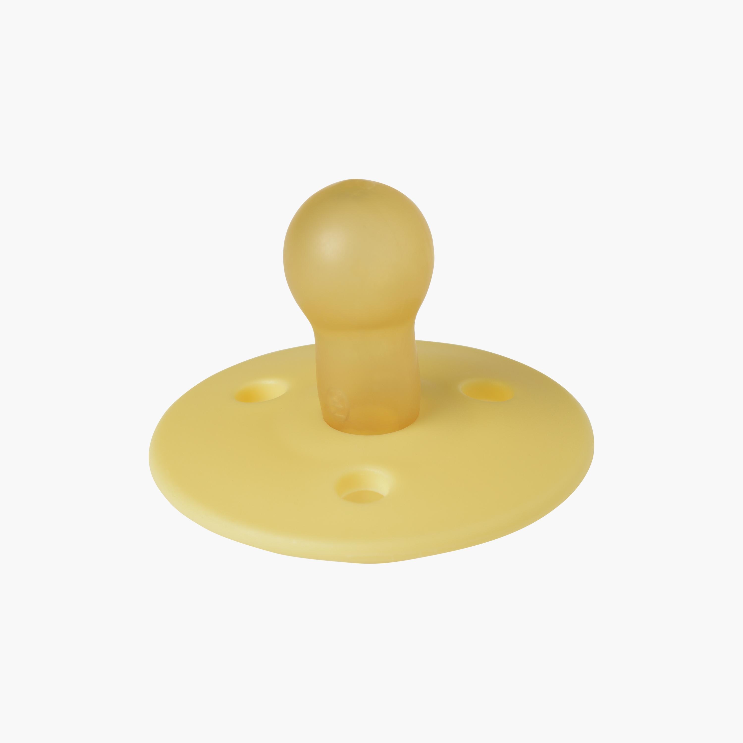 Mininor Rounded Latex Pacifier - 0 Months-baby-feeding-pacifiers-image-1