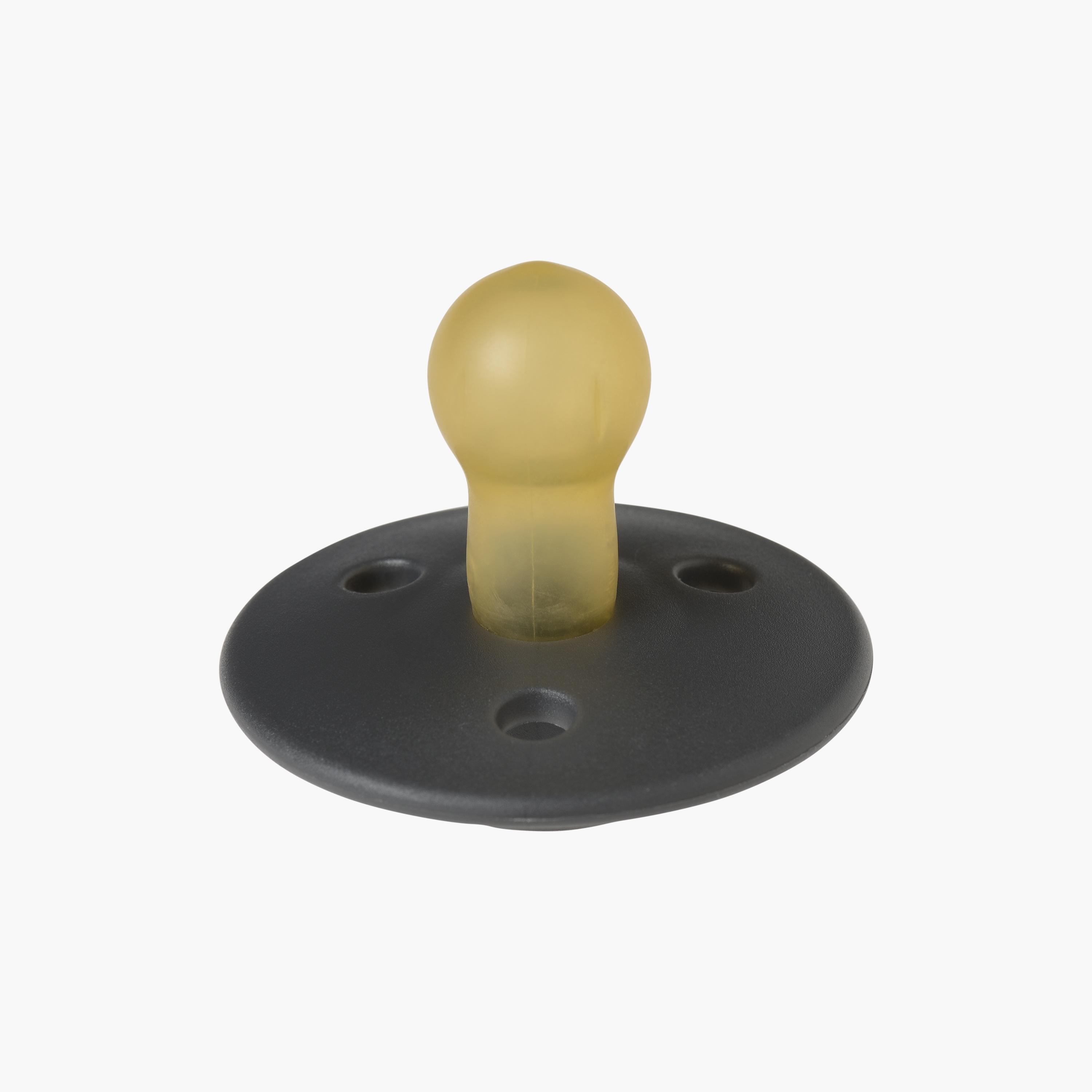 Mininor Rounded Latex Pacifier - 0 Months-baby-feeding-pacifiers-image-1