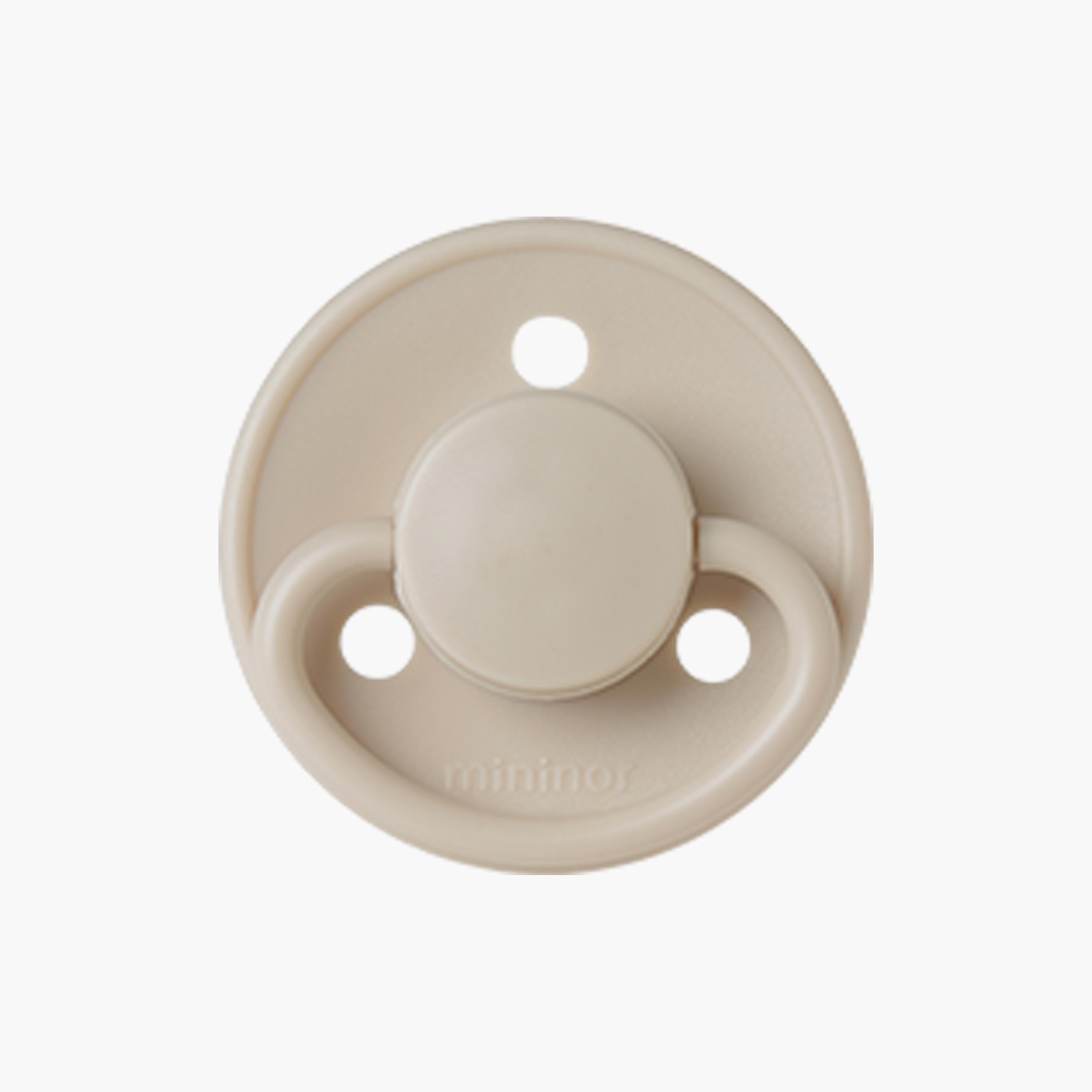 Mininor Rounded Latex Pacifier - 6 Months-baby-feeding-pacifiers-image-2