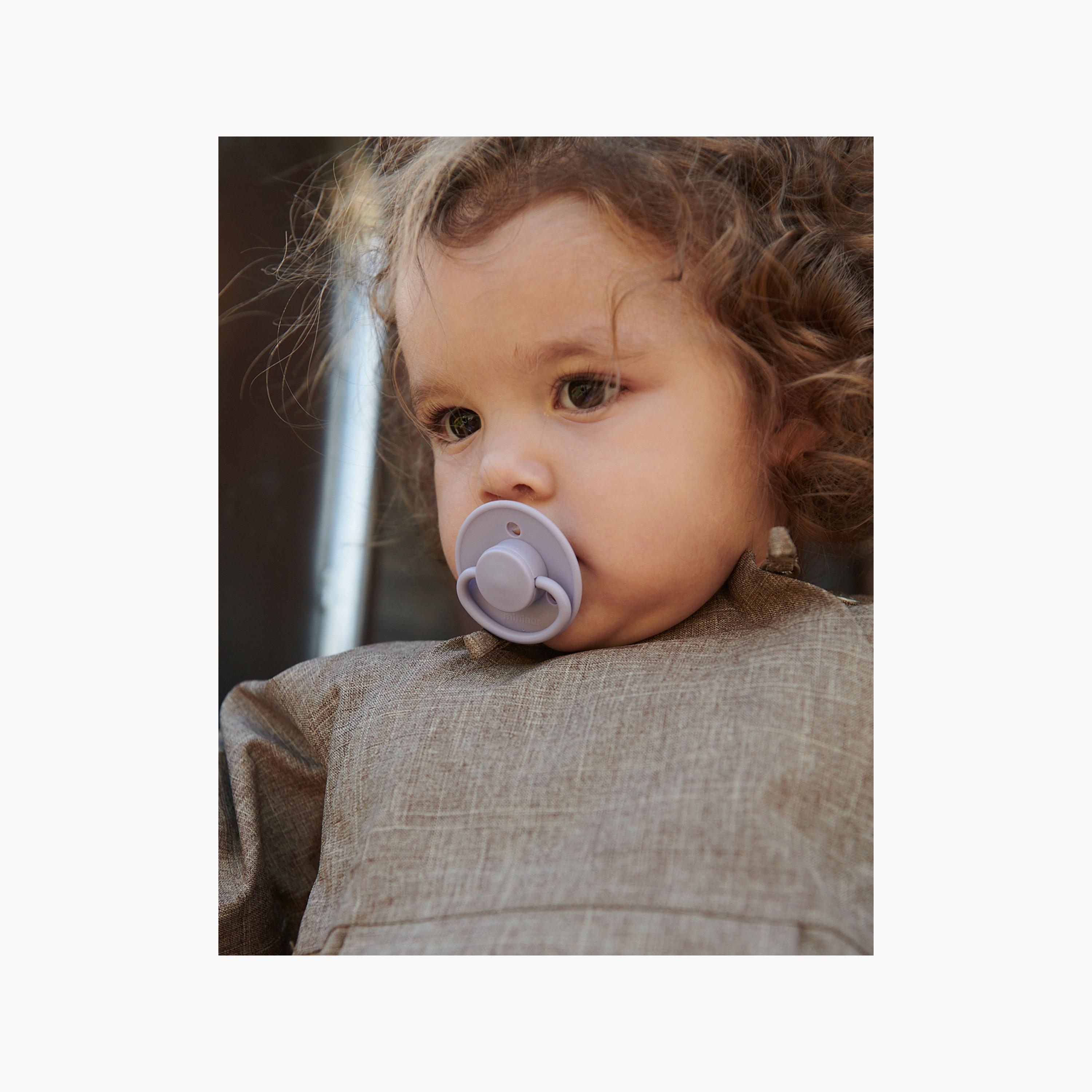 Mininor Rounded Latex Pacifier - 6 Months-baby-feeding-pacifiers-image-4