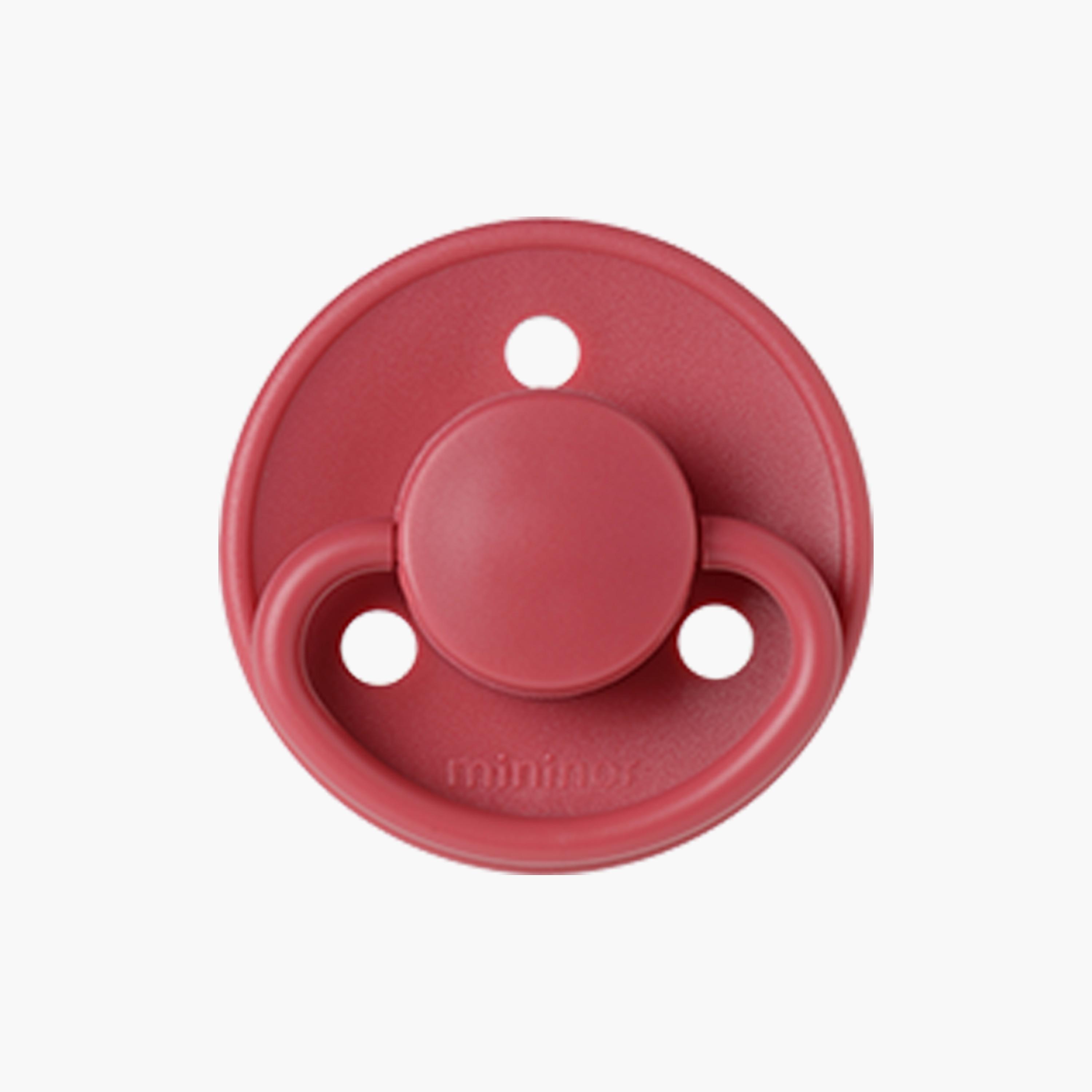 Mininor Rounded Latex Pacifier - 6 Months-baby-feeding-pacifiers-image-2