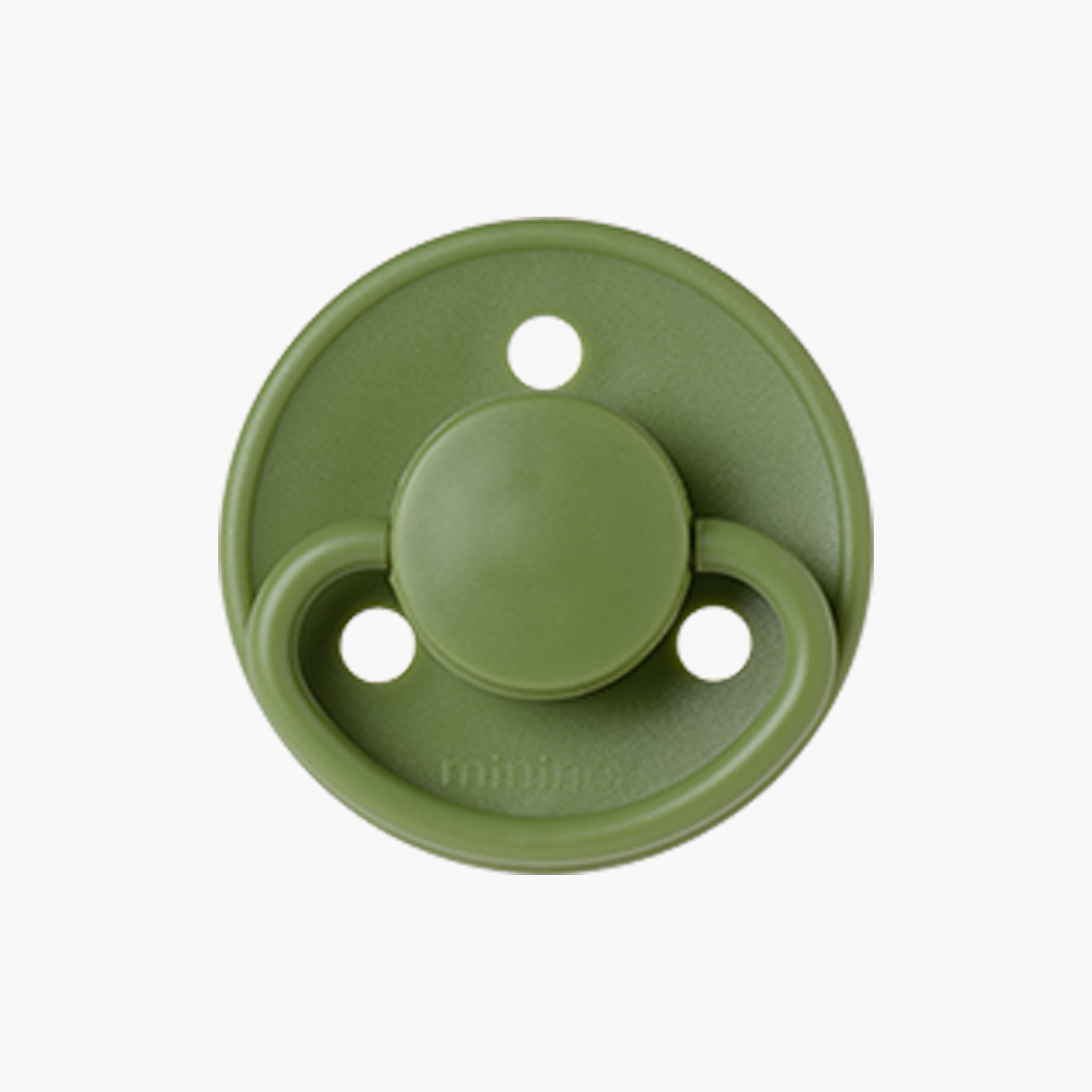 Mininor Rounded Latex Pacifier - 6 Months-baby-feeding-pacifiers-image-2