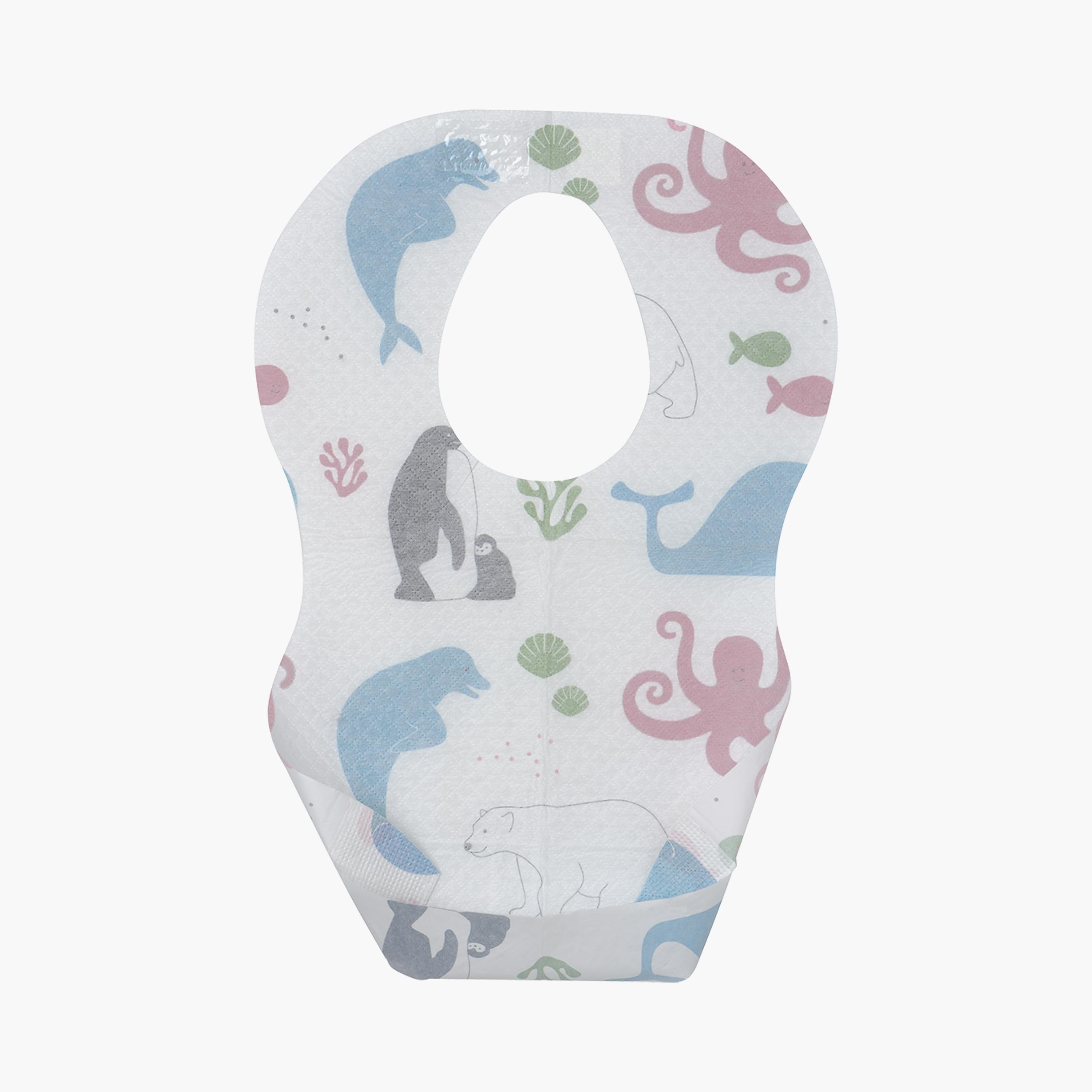 مريلة للاستخدام مرة واحدة 10 قطع من مينيور-baby-feeding-bibs-image-2
