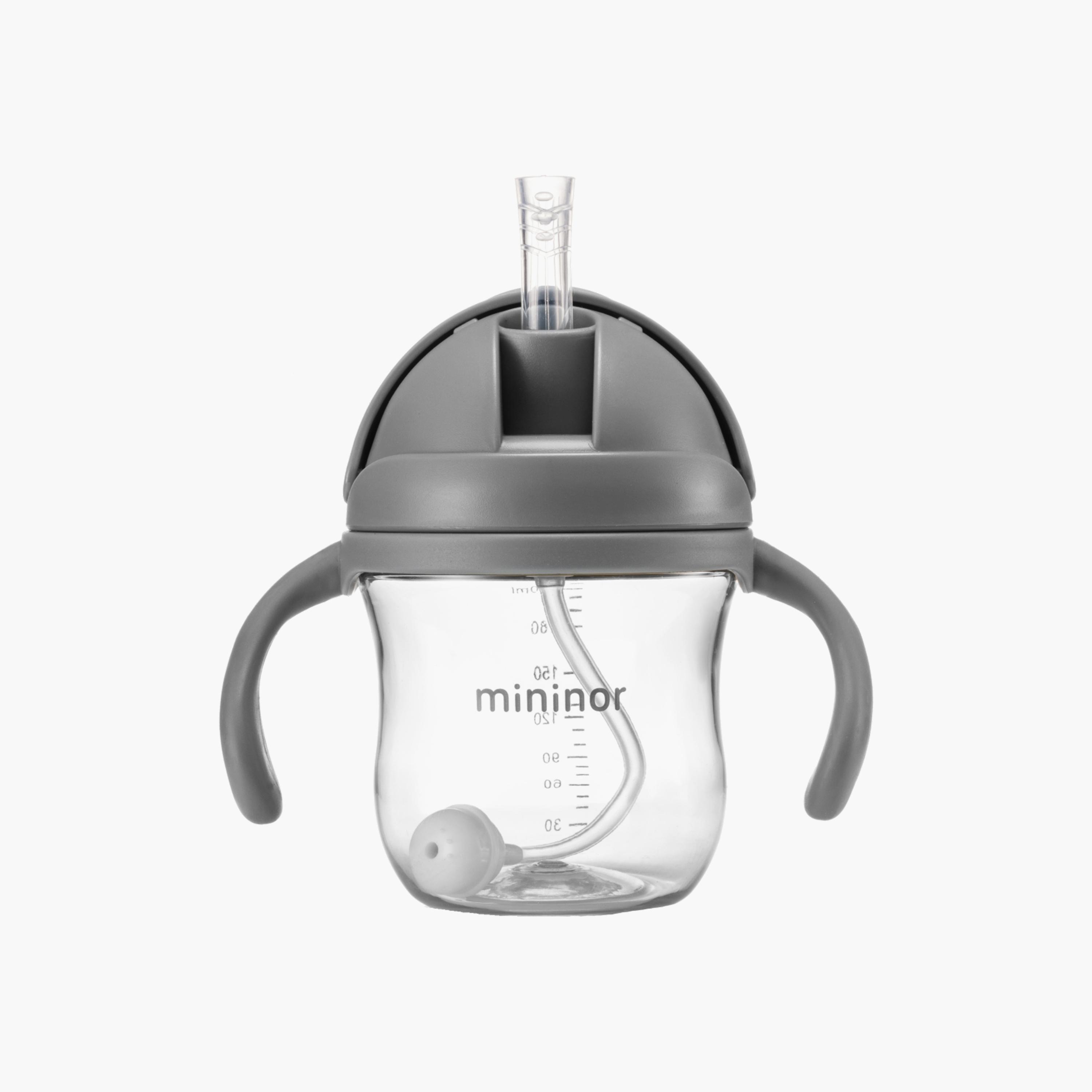 Mininor Tritan Feeding Bottle with Straw - 220 ml-baby-feeding-mealtimeessentials-image-2