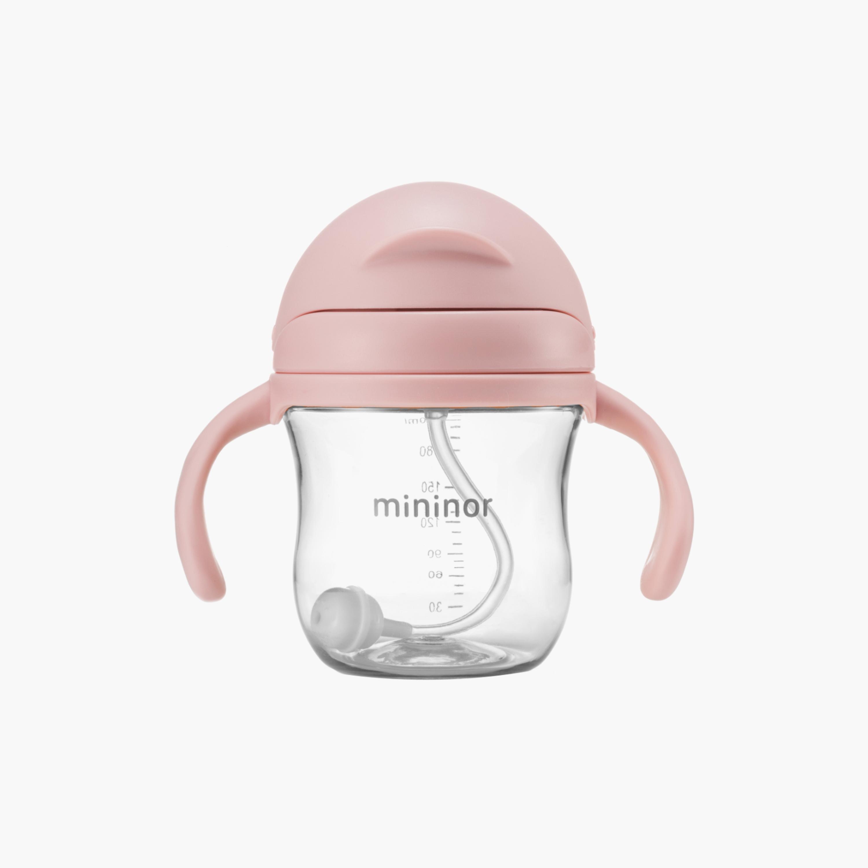 زجاجة الرضاعة تريتان مع ماصة من مينيور - 220 مل-baby-feeding-mealtimeessentials-image-1