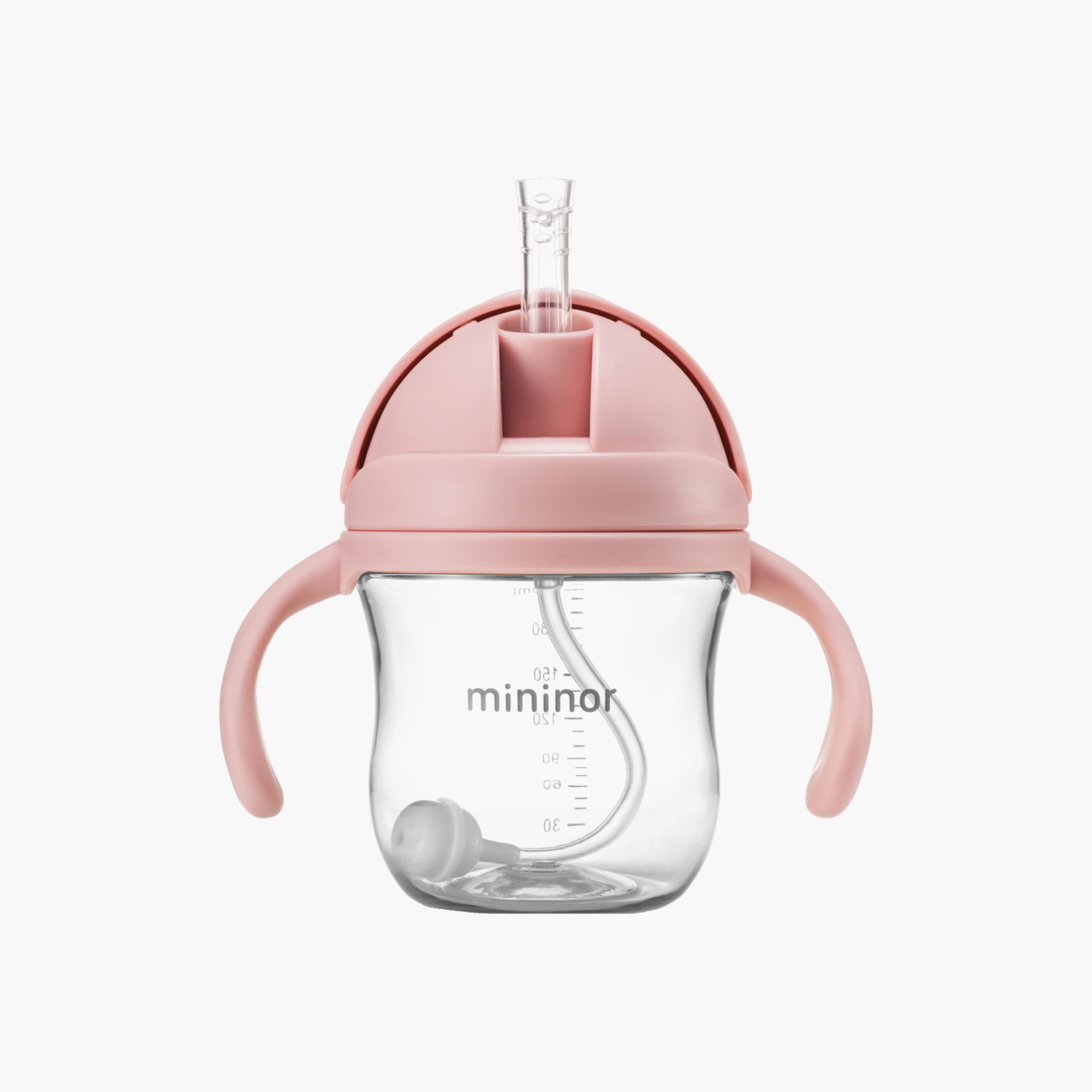 زجاجة الرضاعة تريتان مع ماصة من مينيور - 220 مل-baby-feeding-mealtimeessentials-image-2