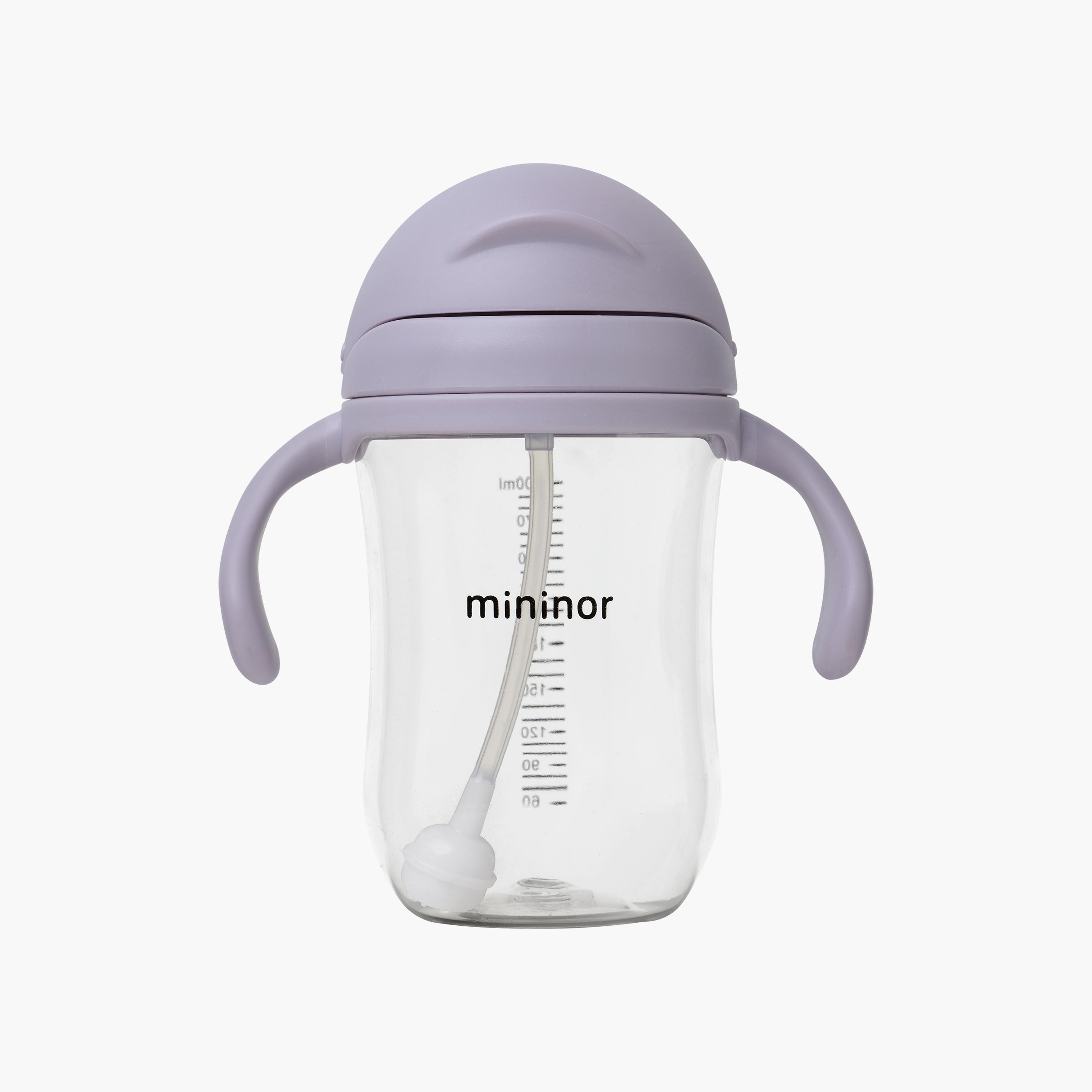 Mininor Tritan Feeding Bottle with Straw - 330 ml-baby-feeding-mealtimeessentials-image-1