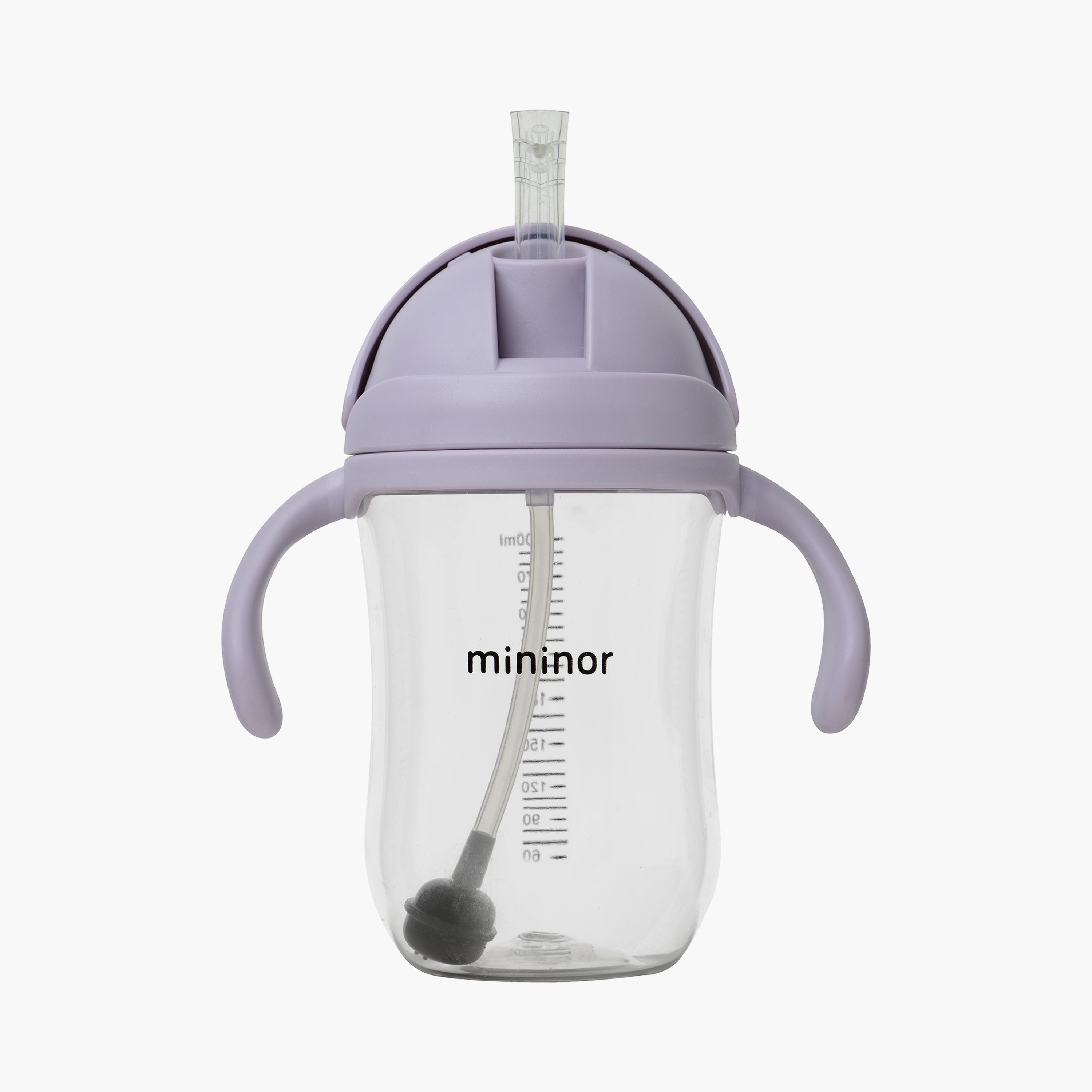 Mininor Tritan Feeding Bottle with Straw - 330 ml-baby-feeding-mealtimeessentials-image-2