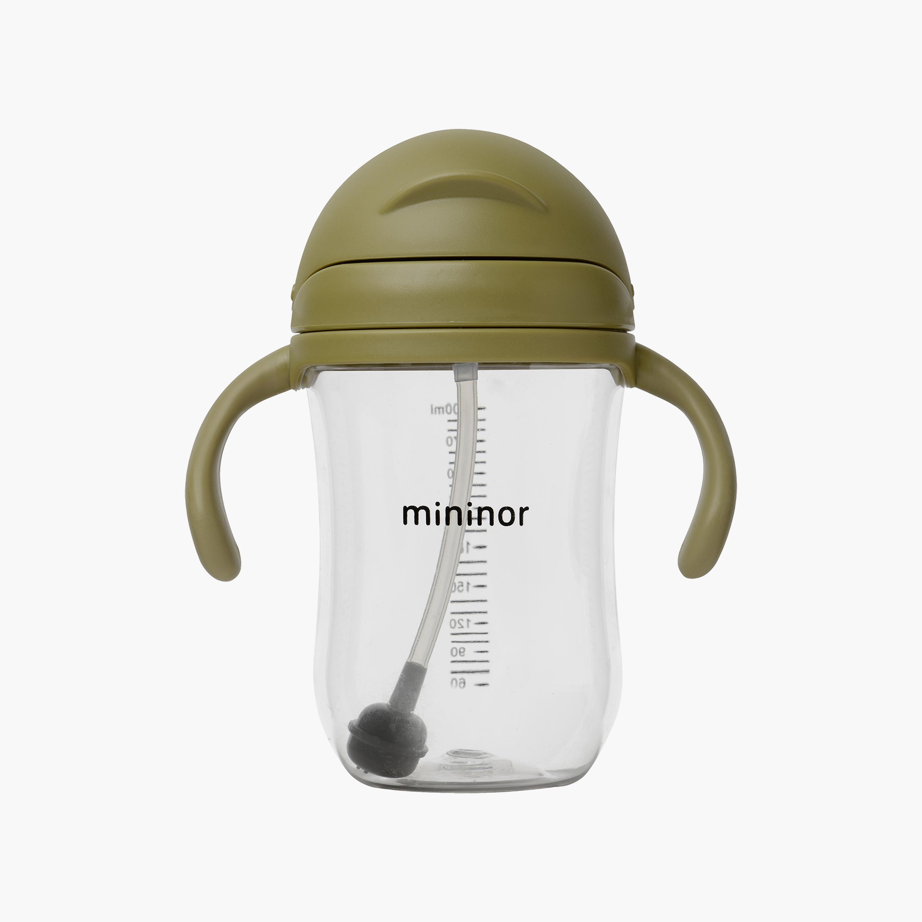 Mininor Tritan Feeding Bottle with Straw - 330 ml-baby-feeding-mealtimeessentials-image-1