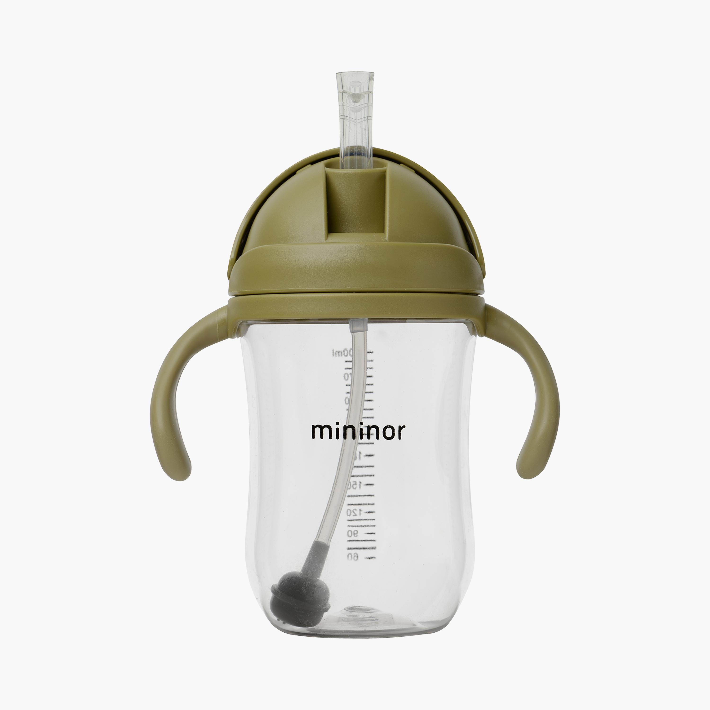 Mininor Tritan Feeding Bottle with Straw - 330 ml-baby-feeding-mealtimeessentials-image-2