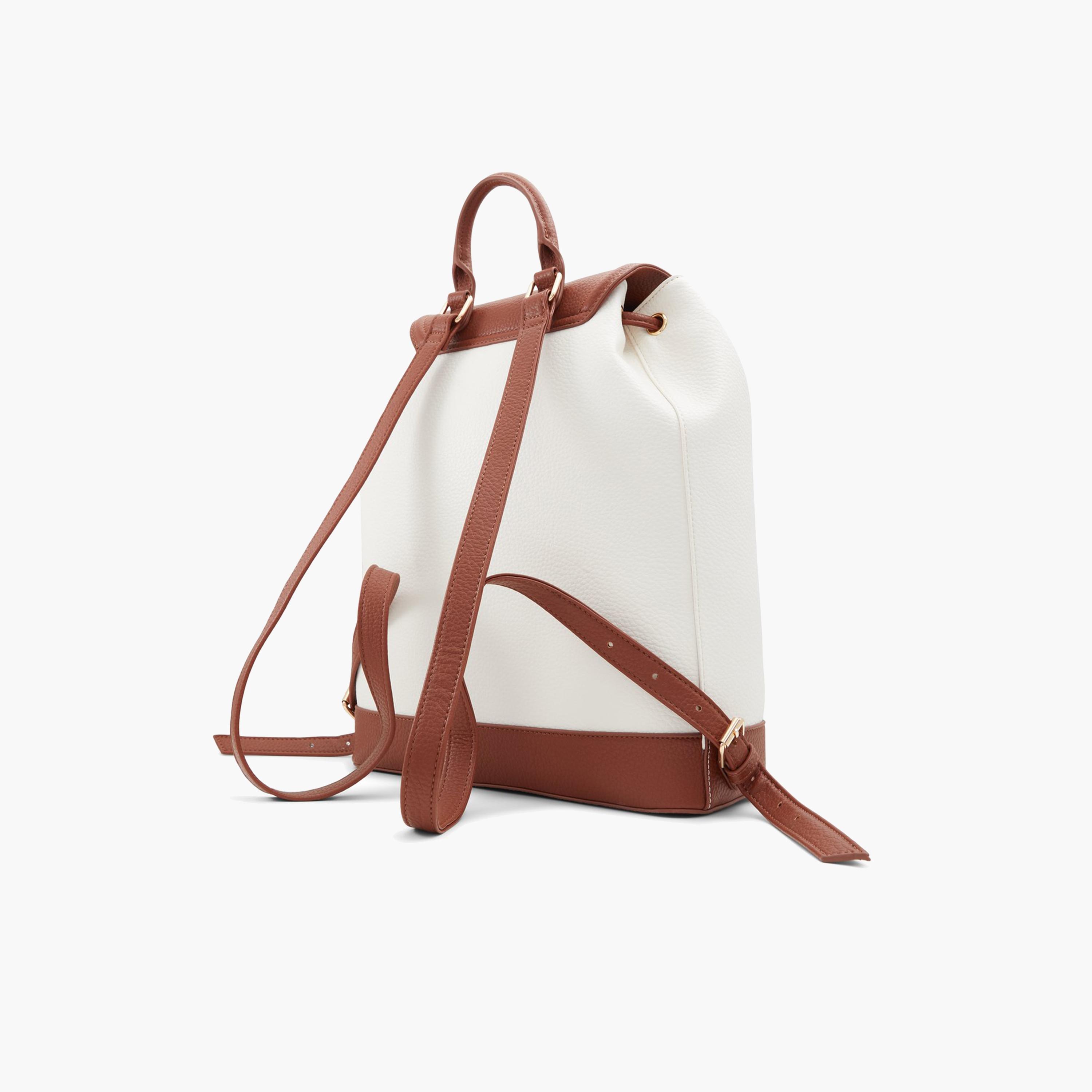 كول ات سبرينغ- شنطة  ظهر صغيرة ميز بمقبض علوي مع قفل ملتوي وحزام قابل للتعديل-women-bagsandwallets-backpacks-image-2