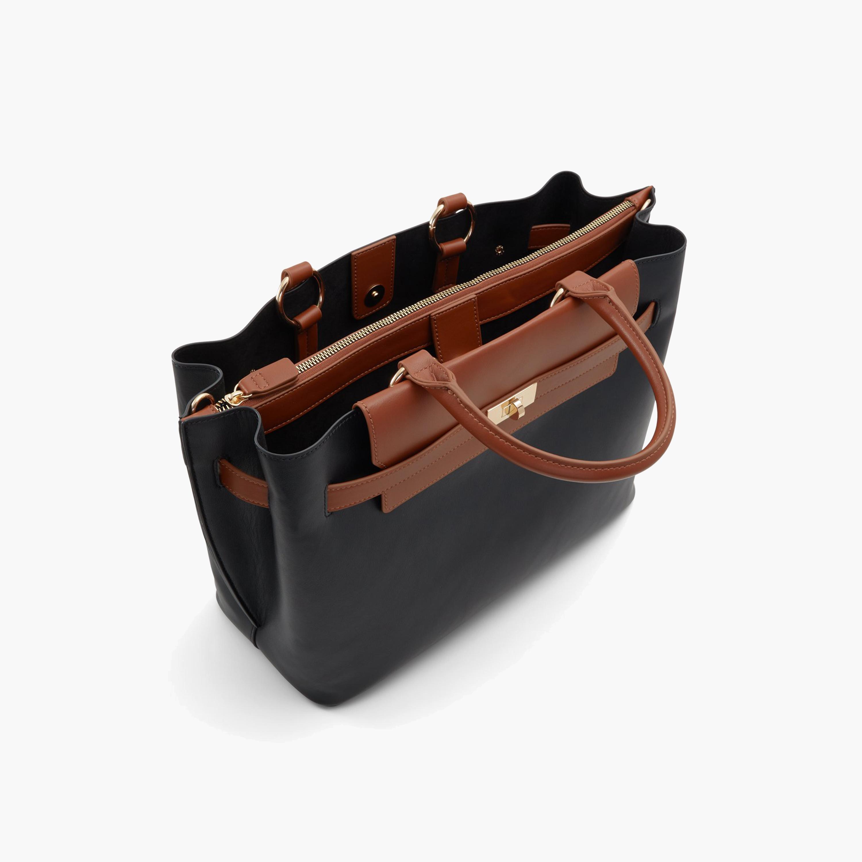 كول ات سبرينغ- شنطة  كتف مطبوعة بمقبضين  بقفل سحاب وحزام قابل للإزالة-women-bagsandwallets-handbags-image-3