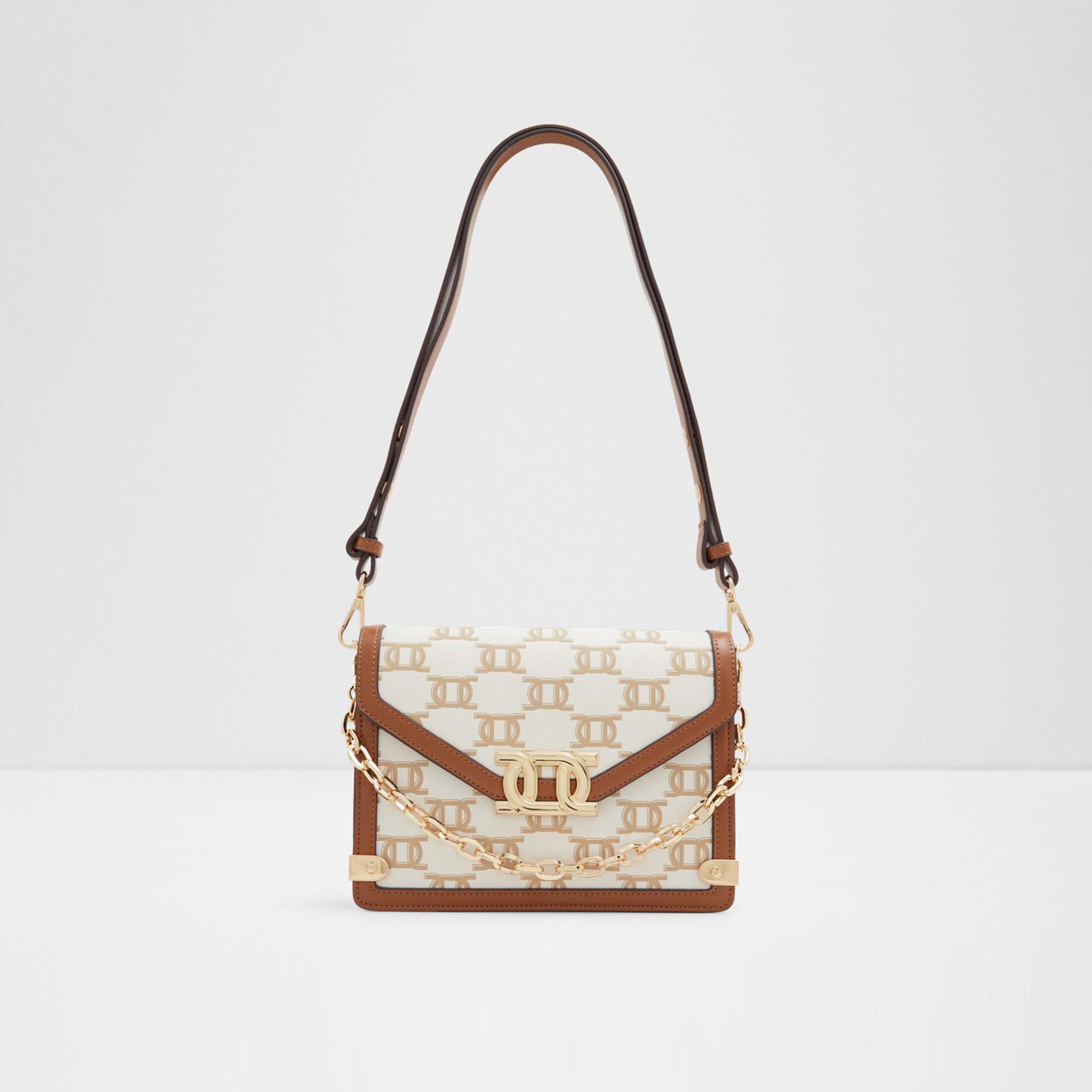 الدو- شنطة كتف ويلاي مونوغرام بقفل قلاب وحزام قابل للإزالة-women-bagsandwallets-handbags-image-1