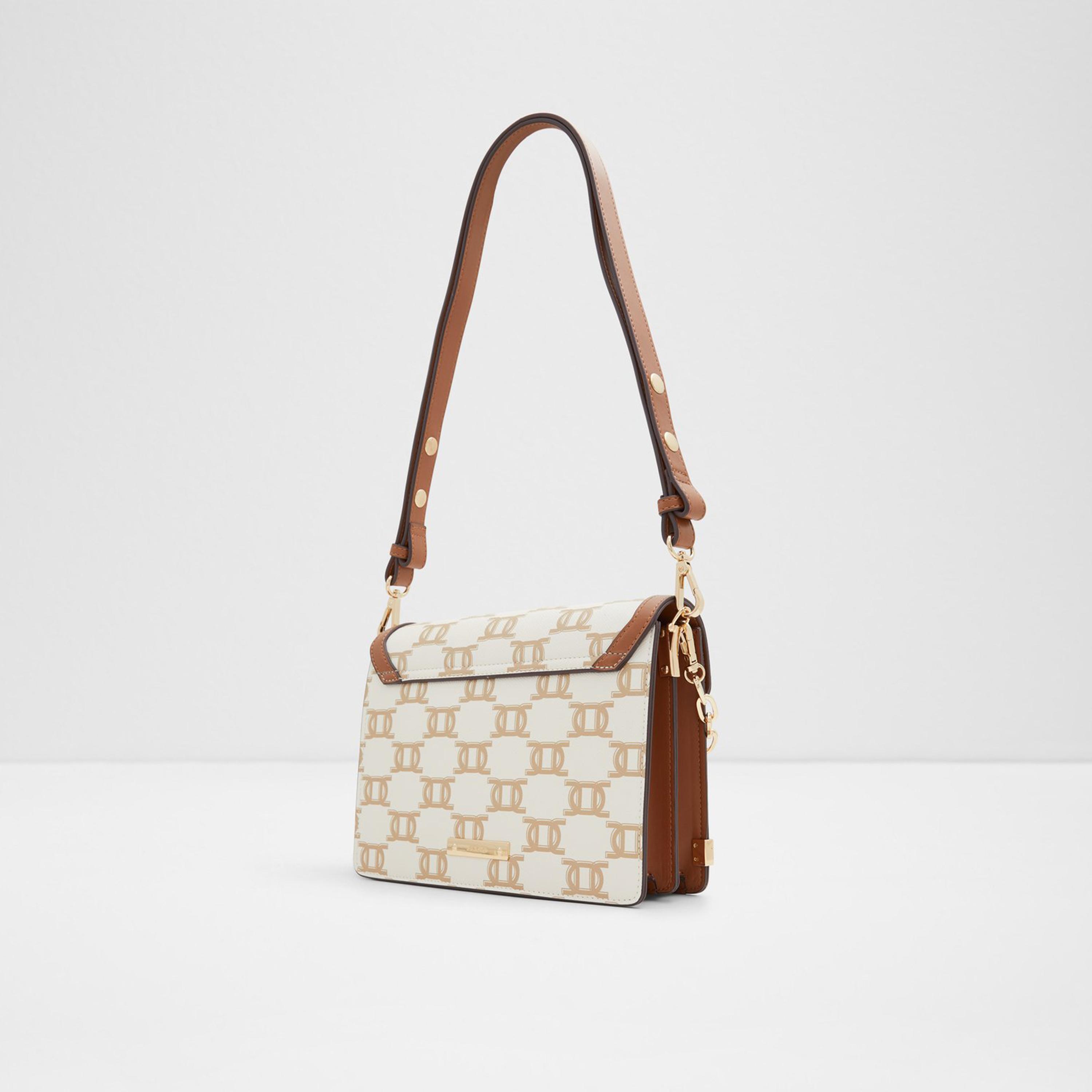 الدو- شنطة كتف ويلاي مونوغرام بقفل قلاب وحزام قابل للإزالة-women-bagsandwallets-handbags-image-2