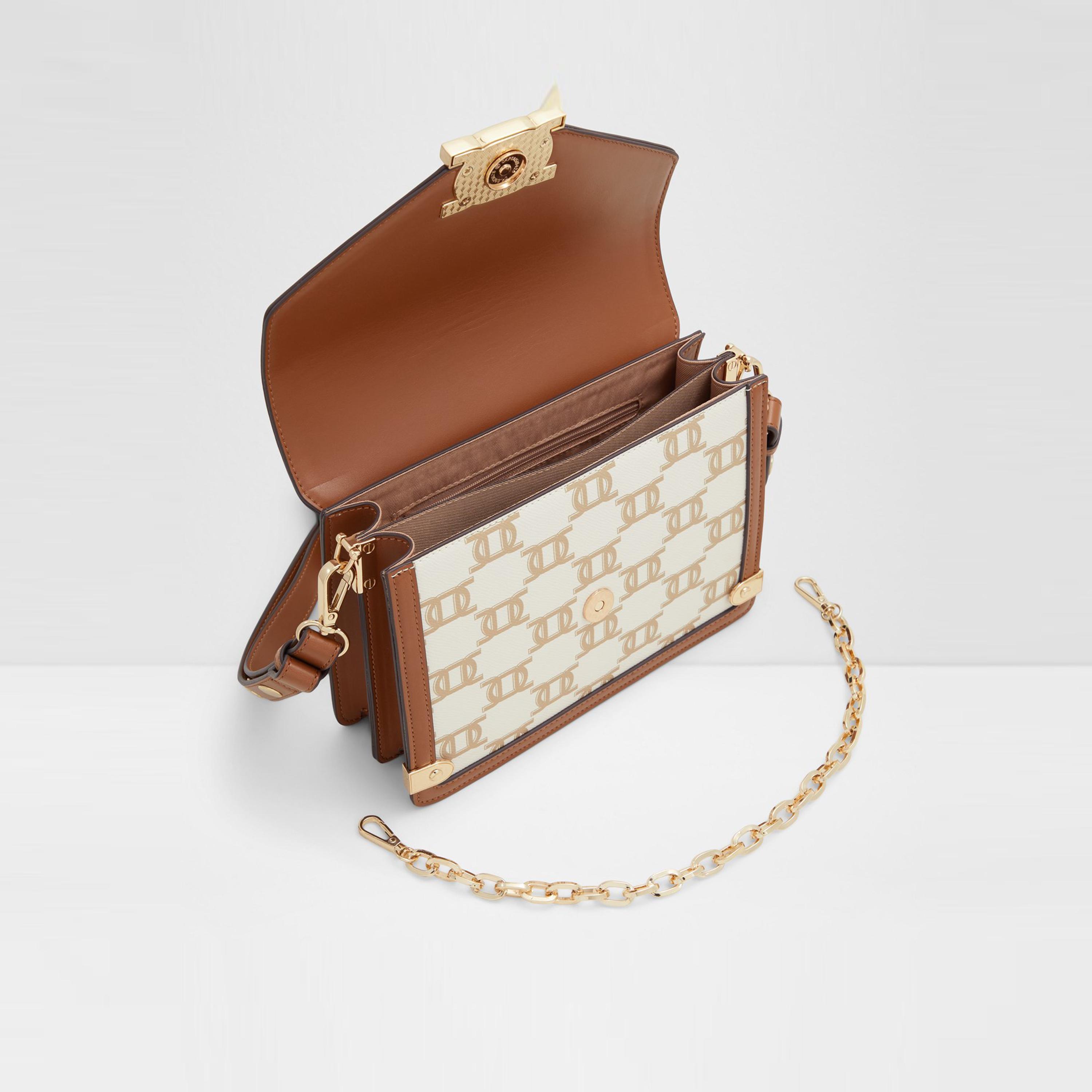 الدو- شنطة كتف ويلاي مونوغرام بقفل قلاب وحزام قابل للإزالة-women-bagsandwallets-handbags-image-3