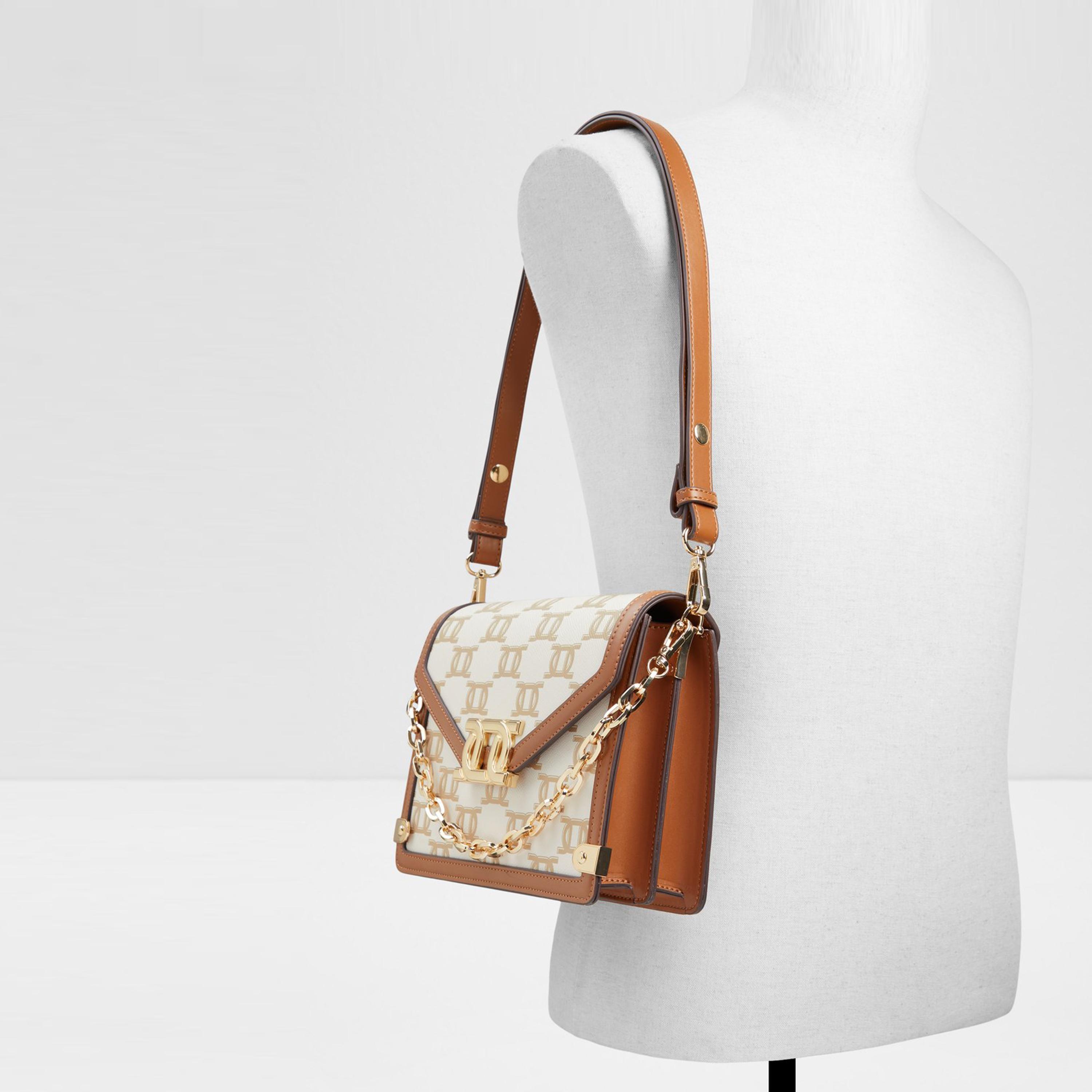 الدو- شنطة كتف ويلاي مونوغرام بقفل قلاب وحزام قابل للإزالة-women-bagsandwallets-handbags-image-4