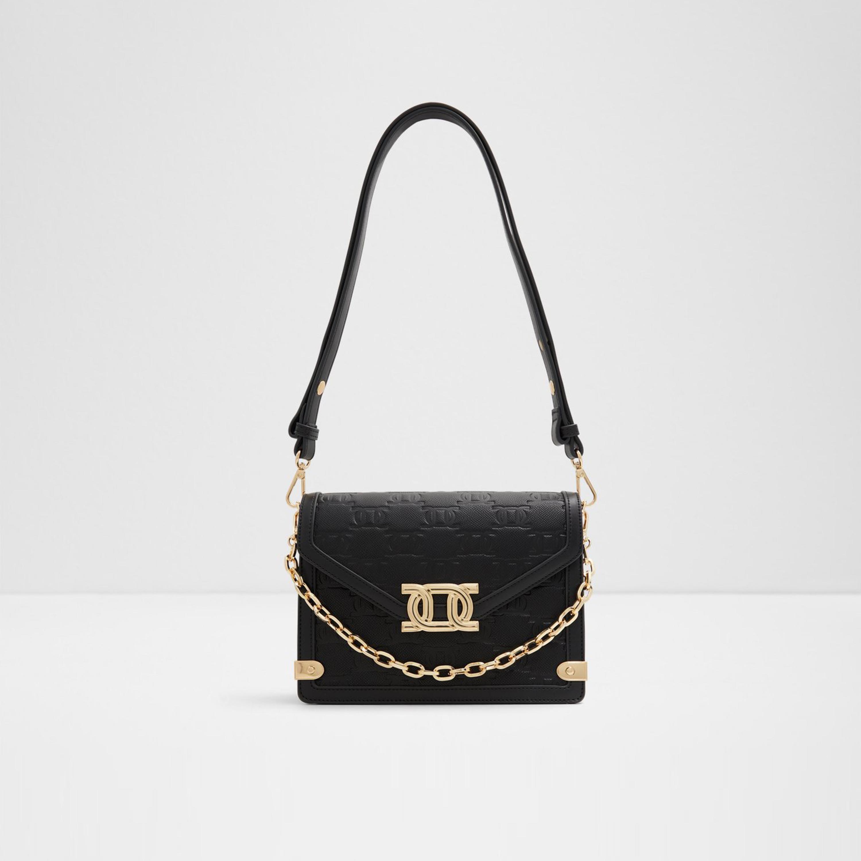 الدو- شنطة كتف ويلاي مونوغرام بقفل قلاب وحزام قابل للإزالة-women-bagsandwallets-handbags-image-1