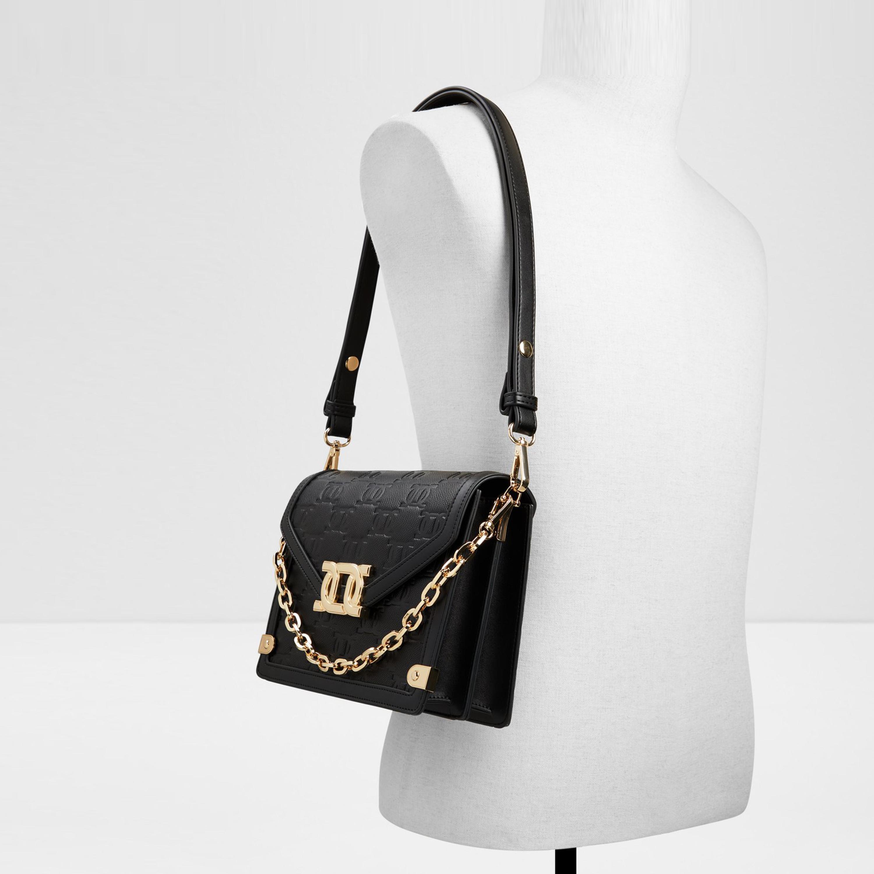الدو- شنطة كتف ويلاي مونوغرام بقفل قلاب وحزام قابل للإزالة-women-bagsandwallets-handbags-image-8