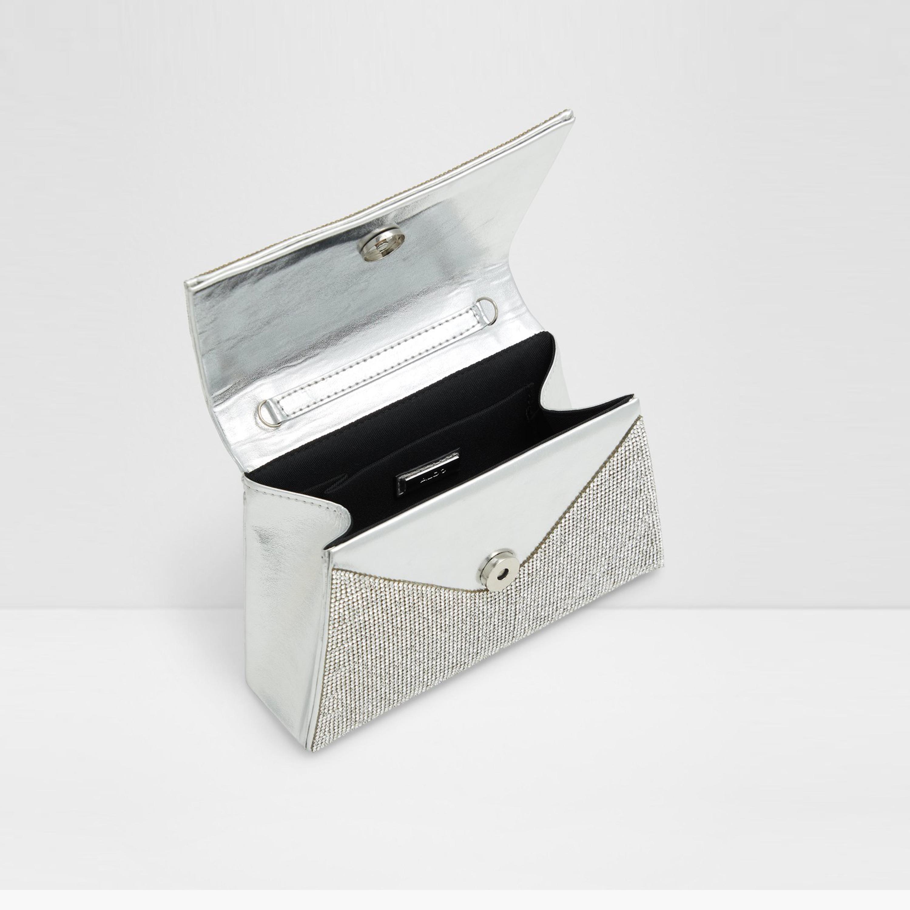 الدو- شنطة كتف فيليسا بمقبض علوي  بتصميم مفصل مع إغلاق مغناطيسي وحزام سلسلة-women-bagsandwallets-handbags-image-3