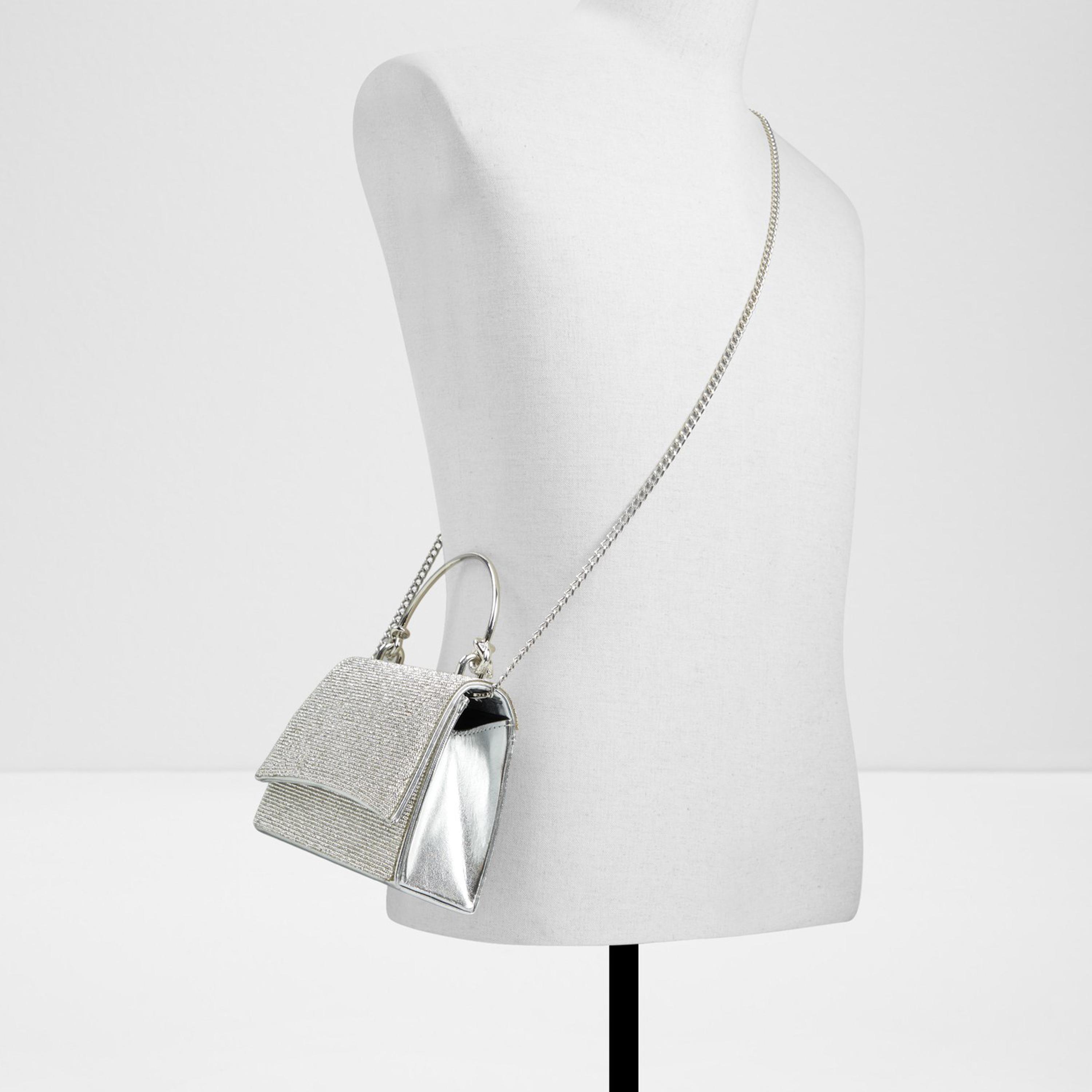 الدو- شنطة كتف فيليسا بمقبض علوي  بتصميم مفصل مع إغلاق مغناطيسي وحزام سلسلة-women-bagsandwallets-handbags-image-4