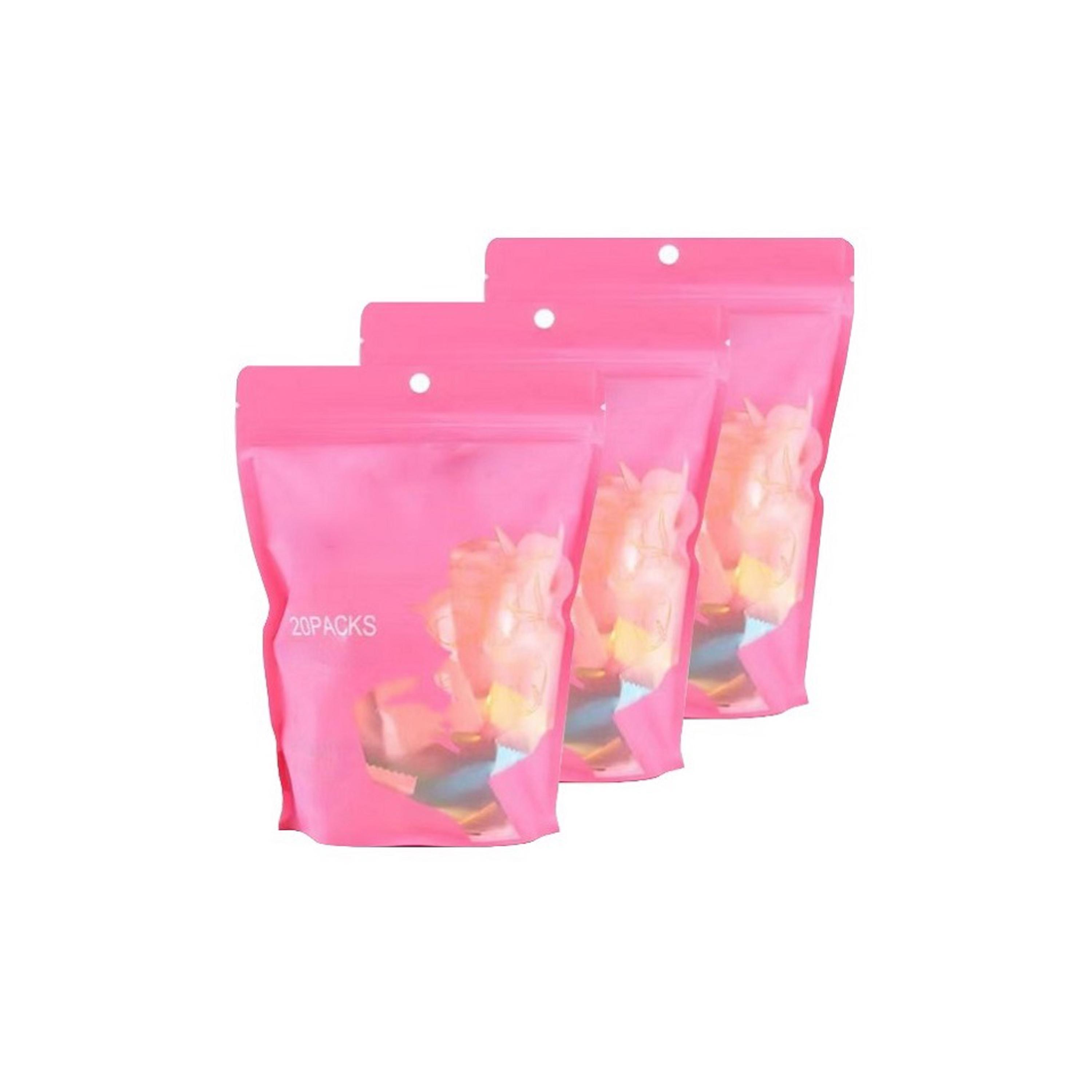 Pikkaboo Pack of 3 Eco Travel Mate Outdoor Compressed Towels - 60-Piece-baby-bathandcare-towels-image-1
