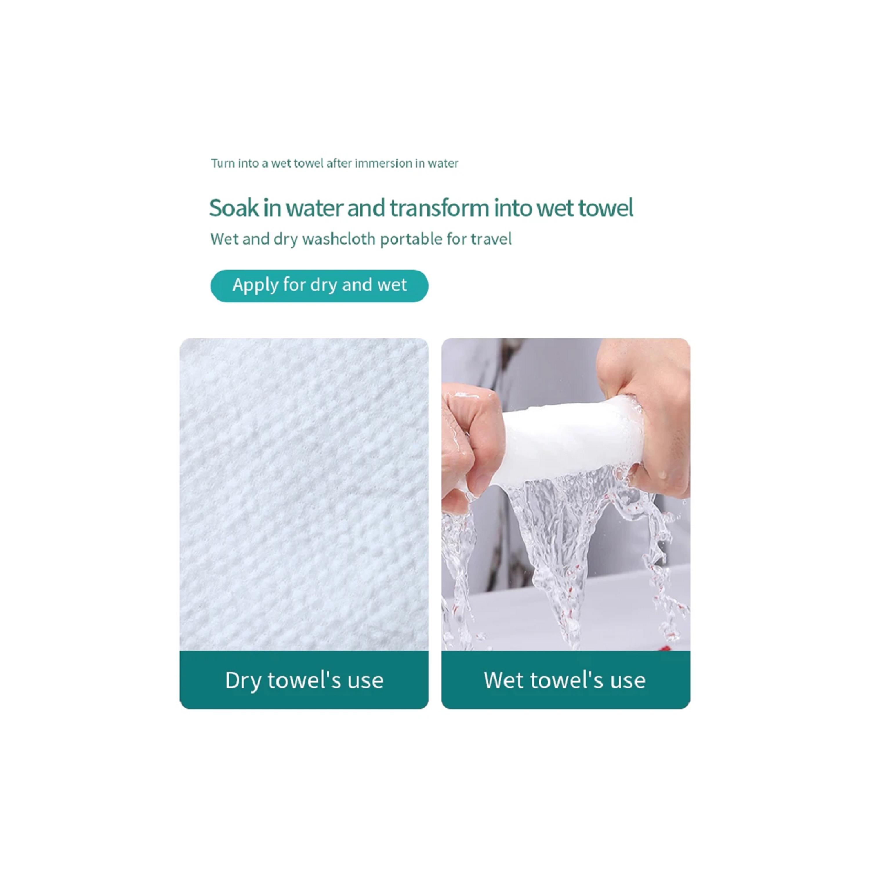 Pikkaboo Pack of 3 Eco Travel Mate Outdoor Compressed Towels - 60-Piece-baby-bathandcare-towels-image-4