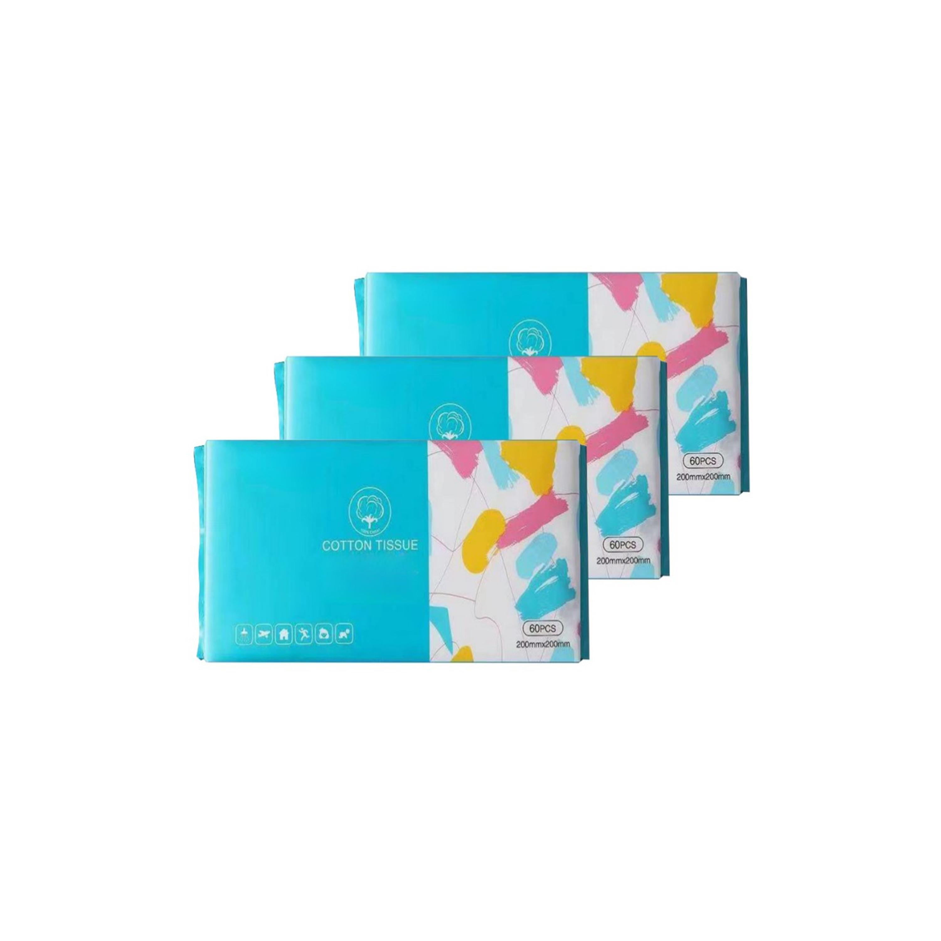 Pikkaboo Pack of 3 Ultra Soft High Tension Comfort Tissues - 180 Sheets-baby-bathandcare-grooming-image-1