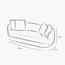 كنبة قماش بوكل 3 مقاعد - الهوم-InfluencerCodes_Ramadan26_All_20012026-image-1
