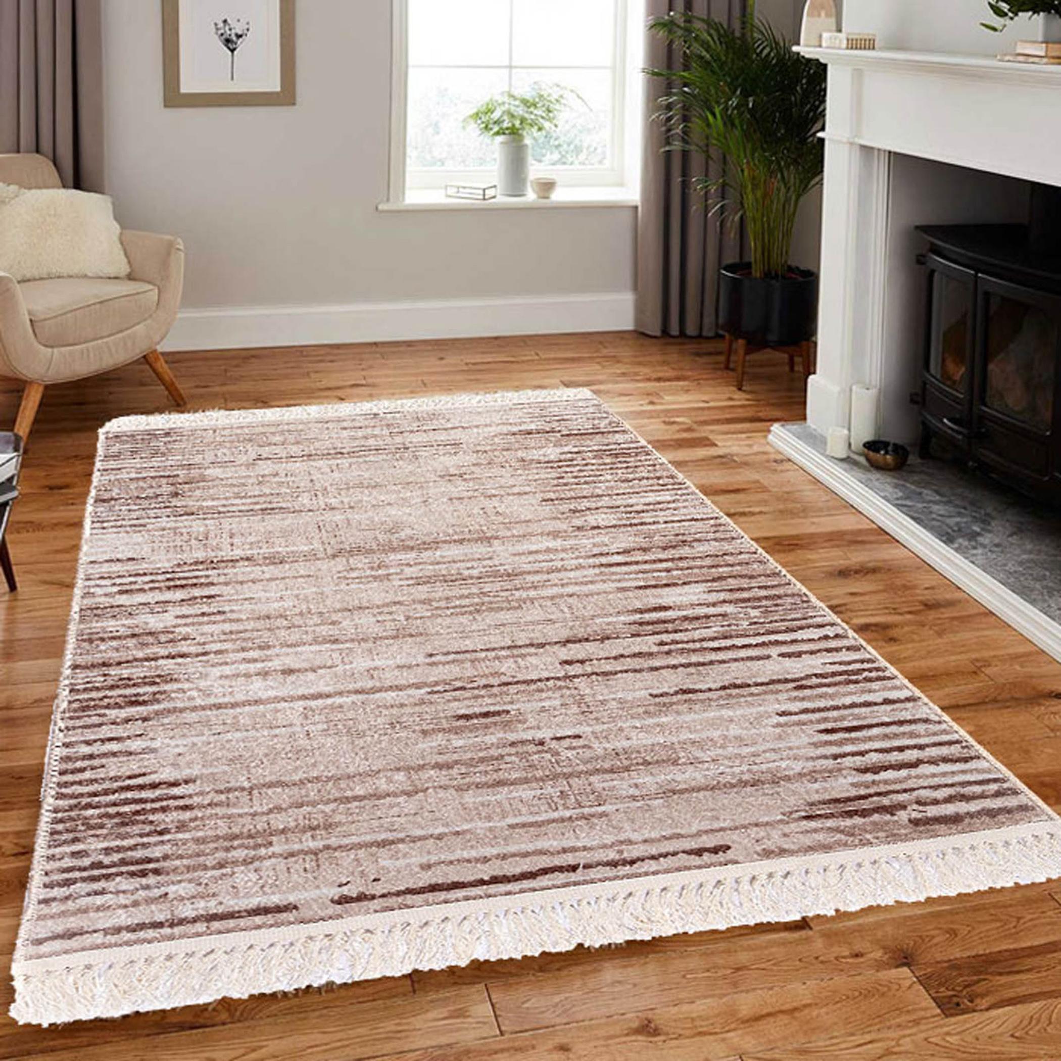 Decorative Velvet Turkish Carpet - 180x120 cms-household-rugsandcarpets-rugs-image-1