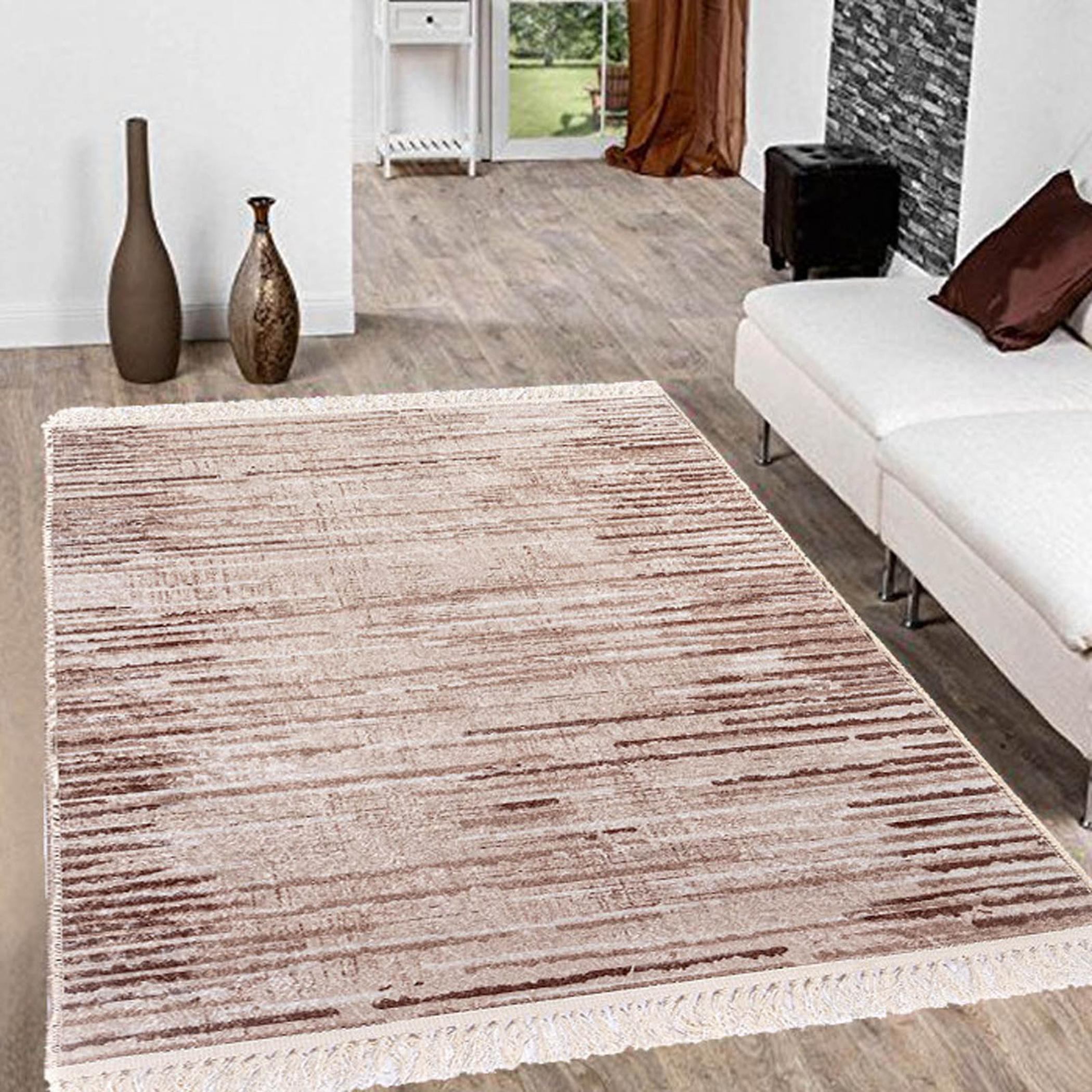 Decorative Velvet Turkish Carpet - 180x120 cms-household-rugsandcarpets-rugs-image-2