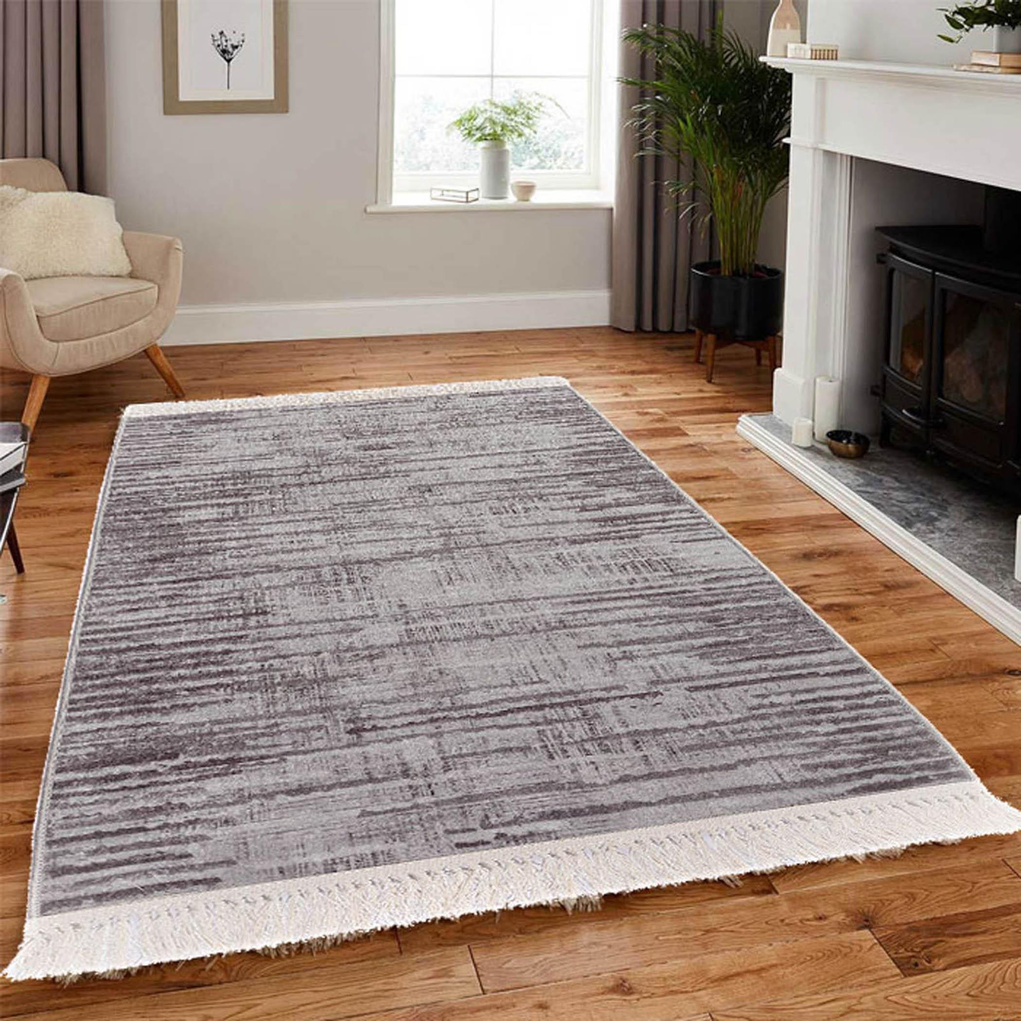 Decorative Velvet Turkish Carpet - 180x120 cms-household-rugsandcarpets-rugs-image-1