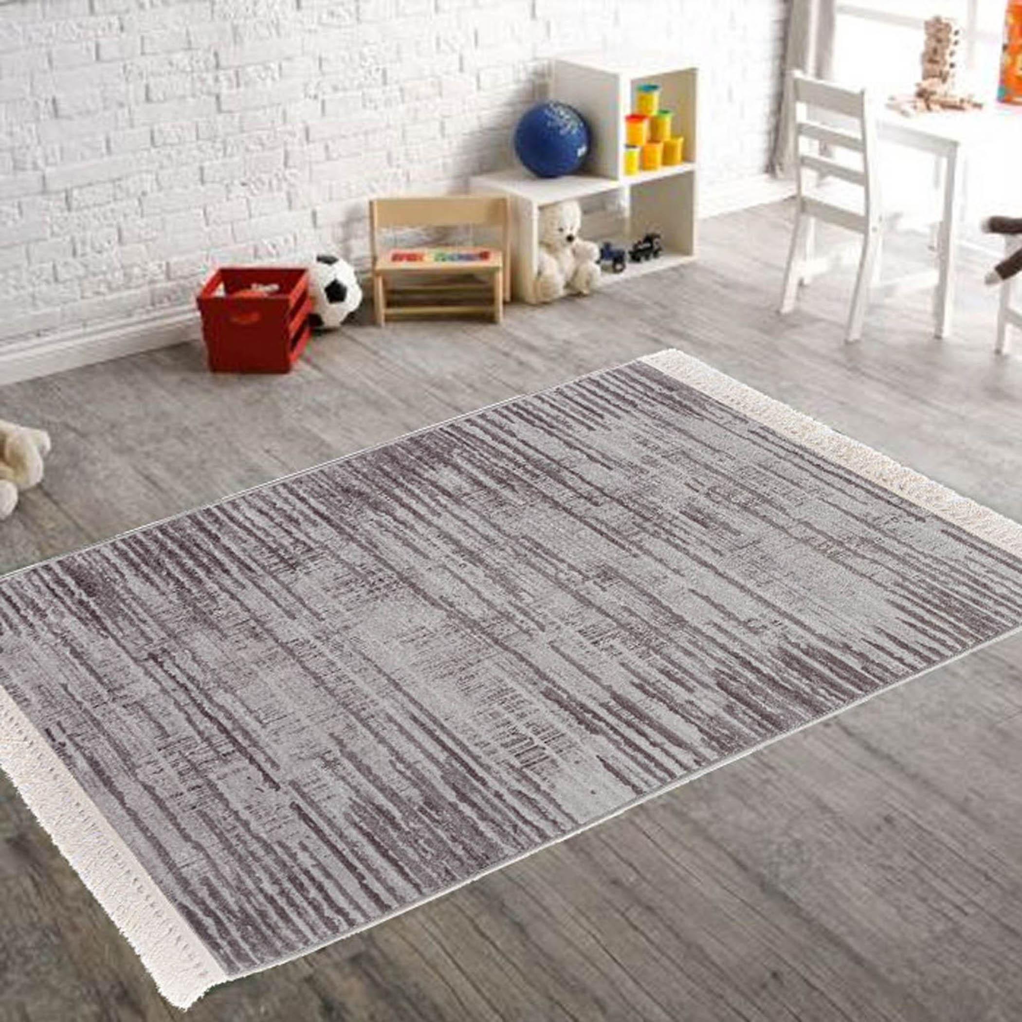 Decorative Velvet Turkish Carpet - 180x120 cms-household-rugsandcarpets-rugs-image-3