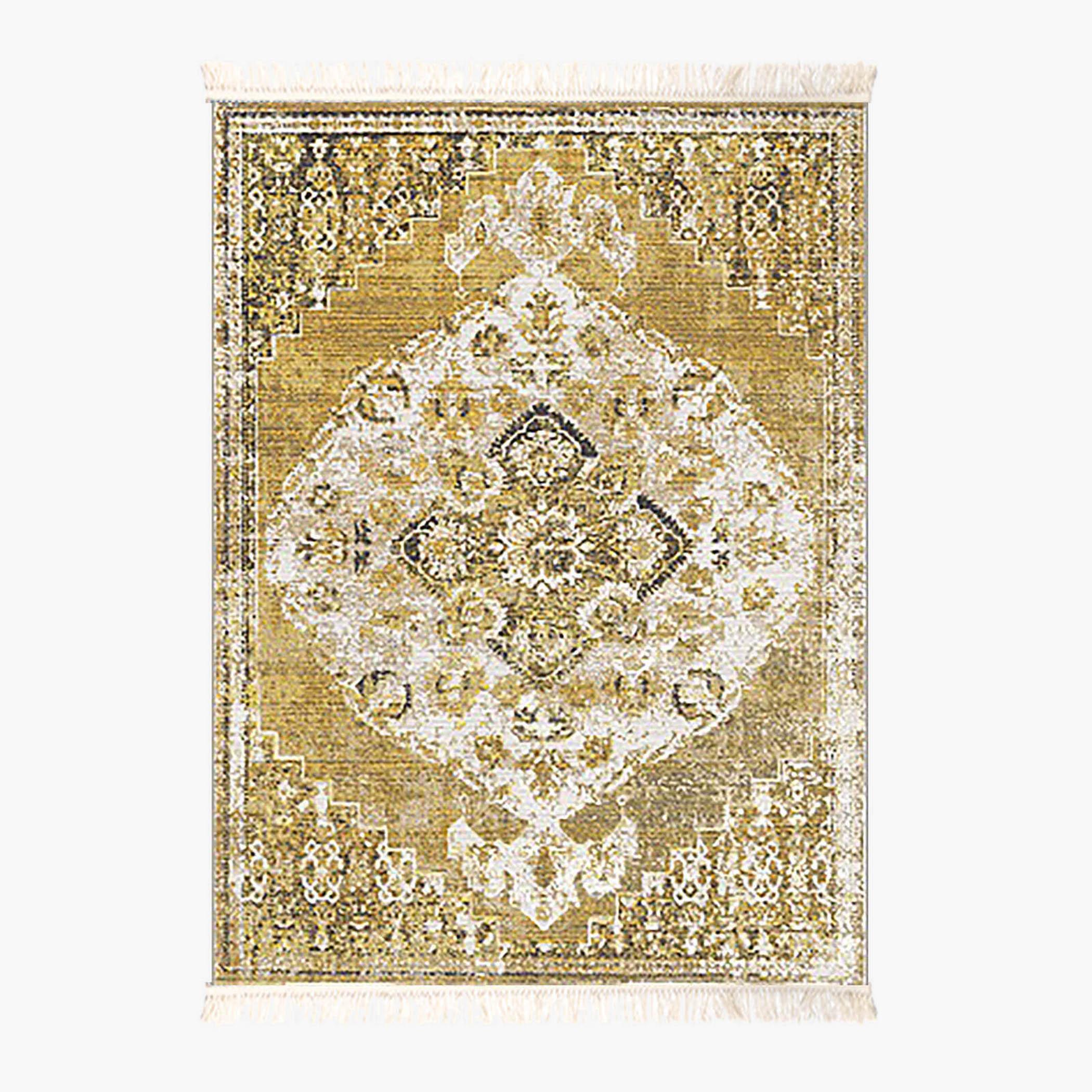 Decorative Velvet Turkish Carpet - 120x80 cms-household-rugsandcarpets-rugs-image-3