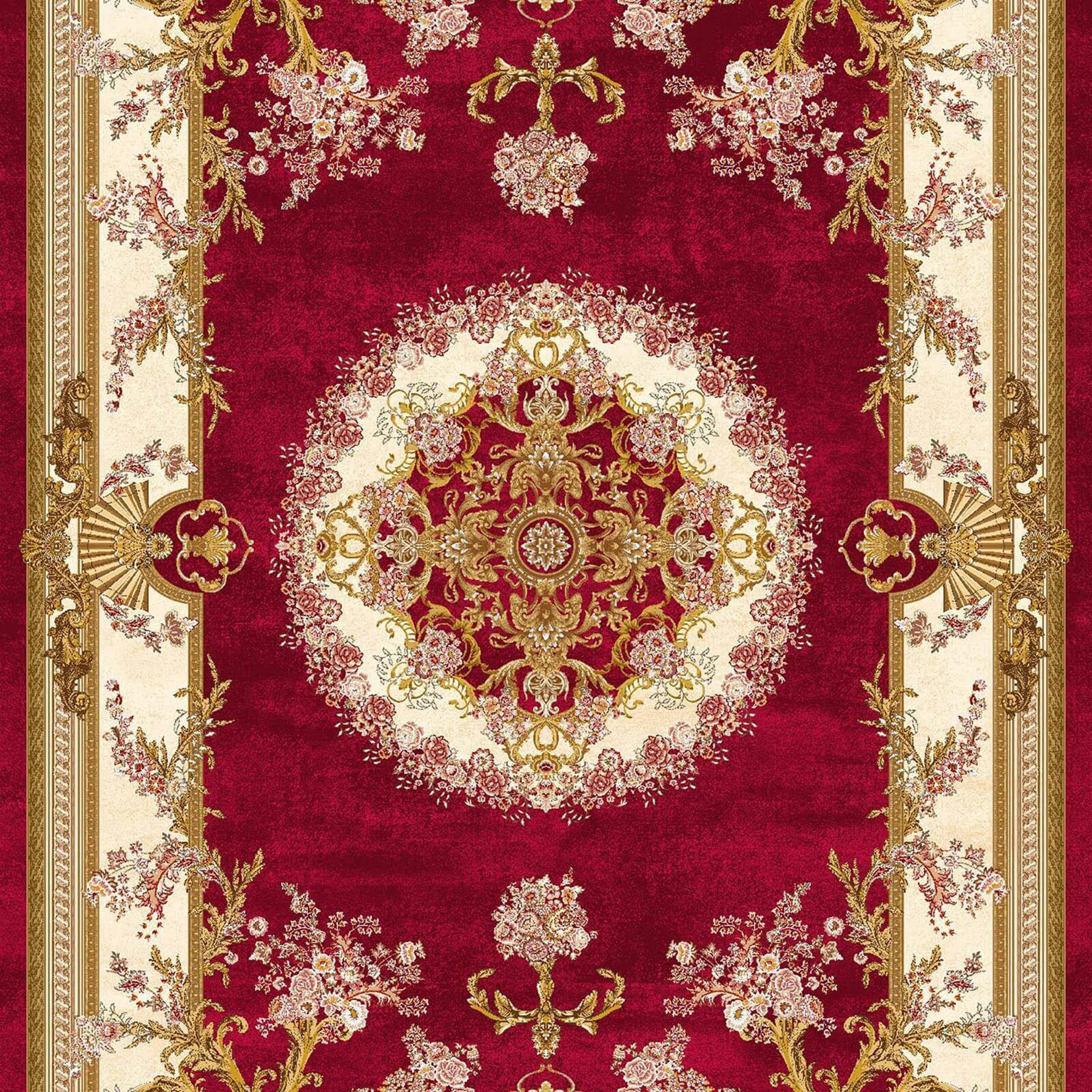 Decorative Velvet Turkish Carpet - 120x80 cms-household-rugsandcarpets-rugs-image-5