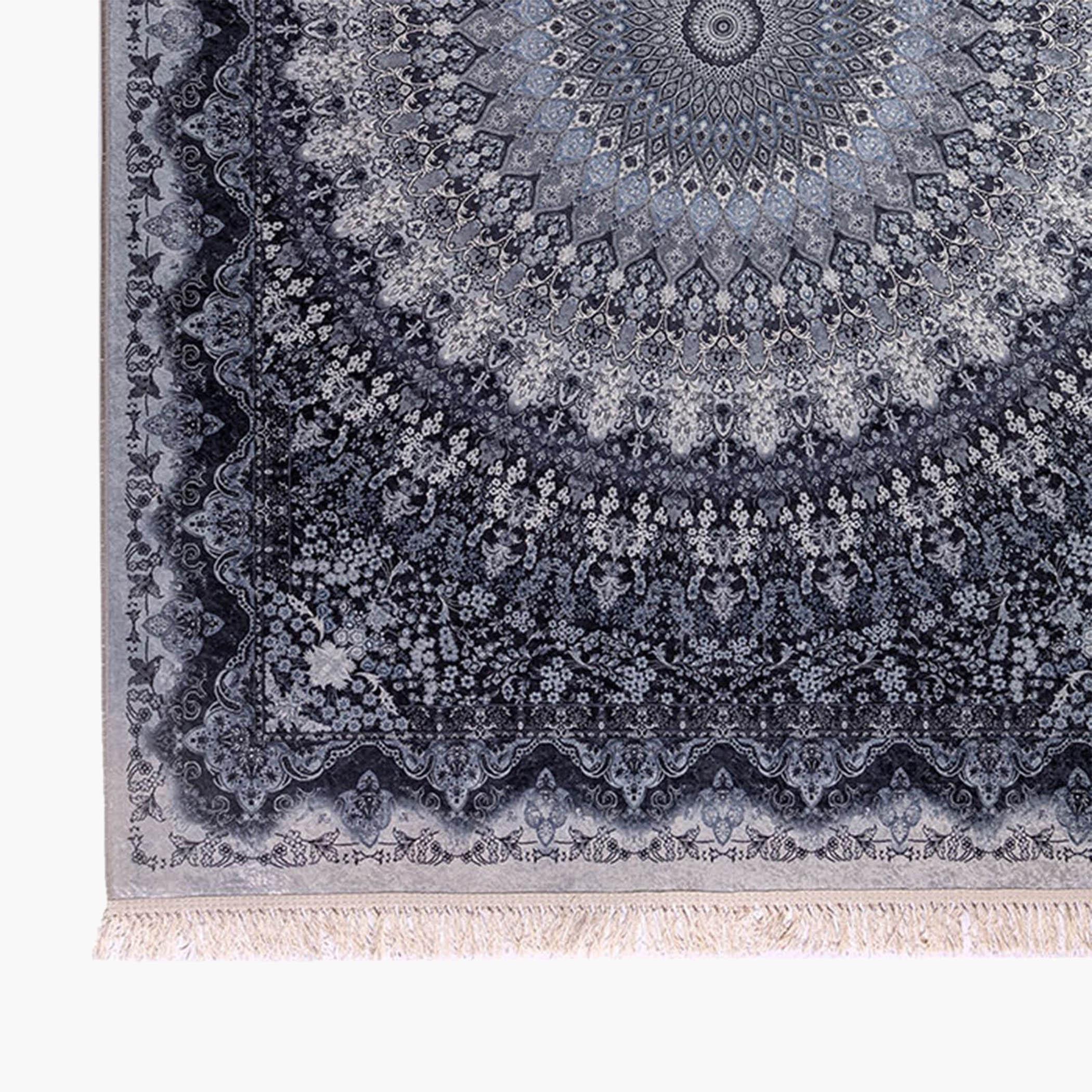 Velvet Turkish Decorative Carpet - 120x80 cms-household-rugsandcarpets-rugs-image-3