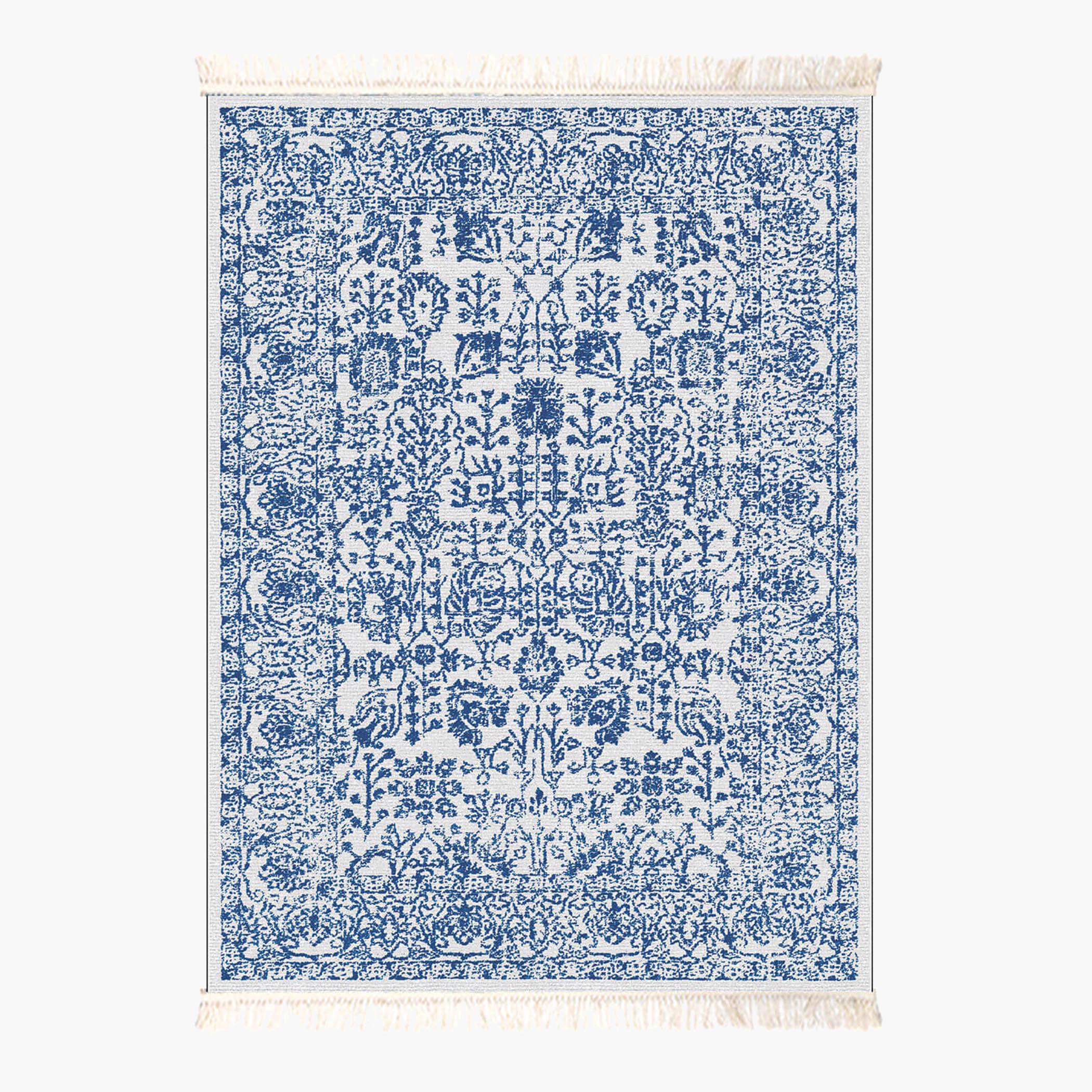 Decorative Velvet Turkish Carpet - 120x80 cms-household-rugsandcarpets-rugs-image-3