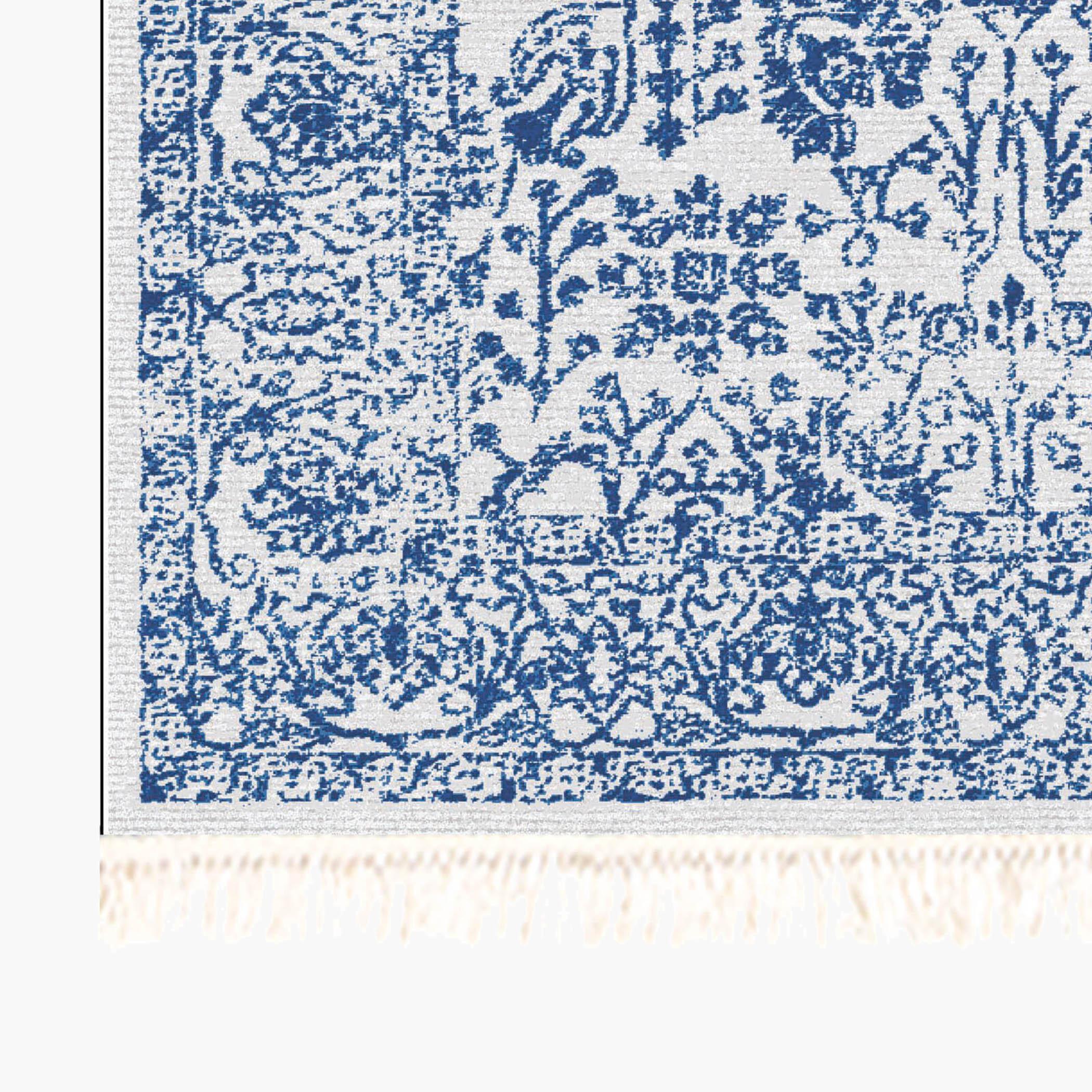 Decorative Velvet Turkish Carpet - 120x80 cms-household-rugsandcarpets-rugs-image-4