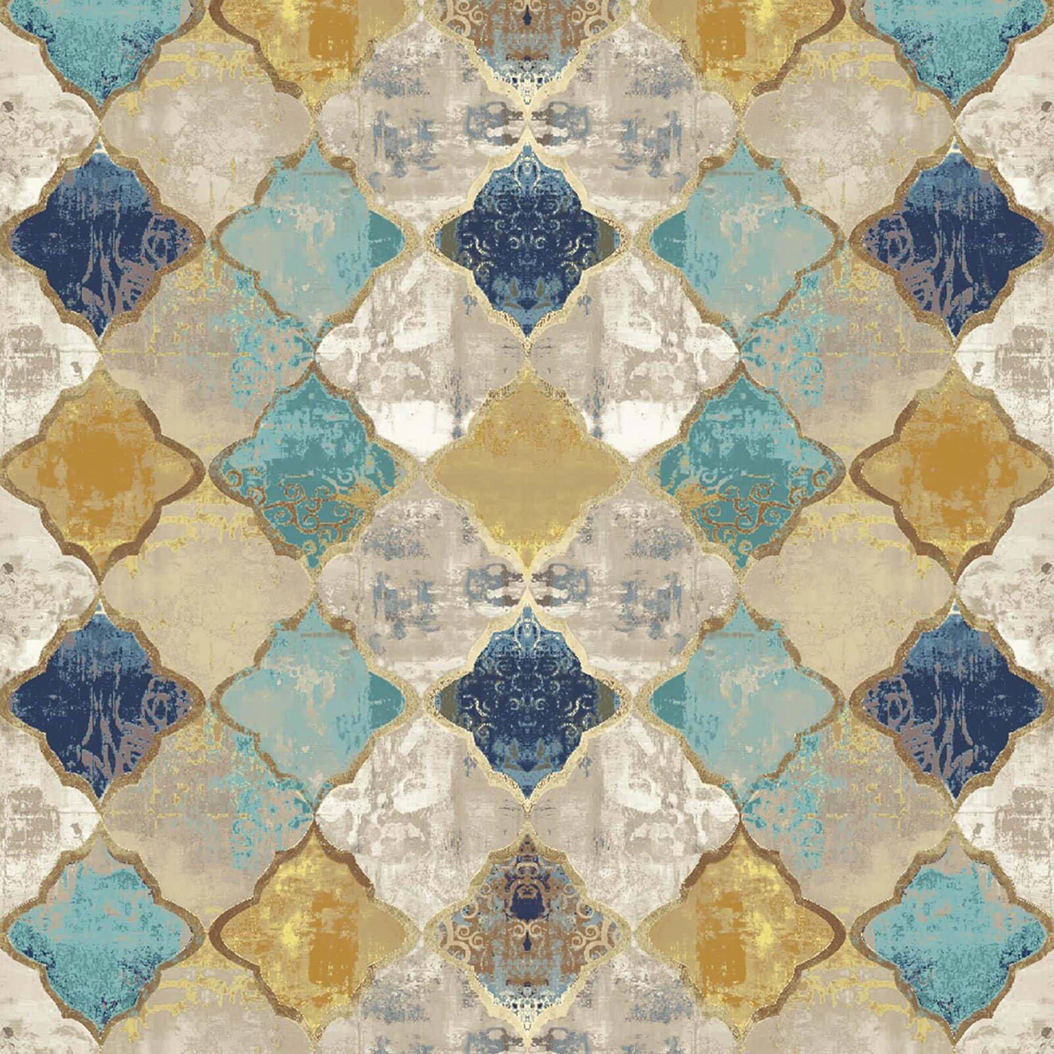 Printed Velvet Turkish Rectangular Decorative Carpet - 120x80 cms-household-rugsandcarpets-rugs-image-5