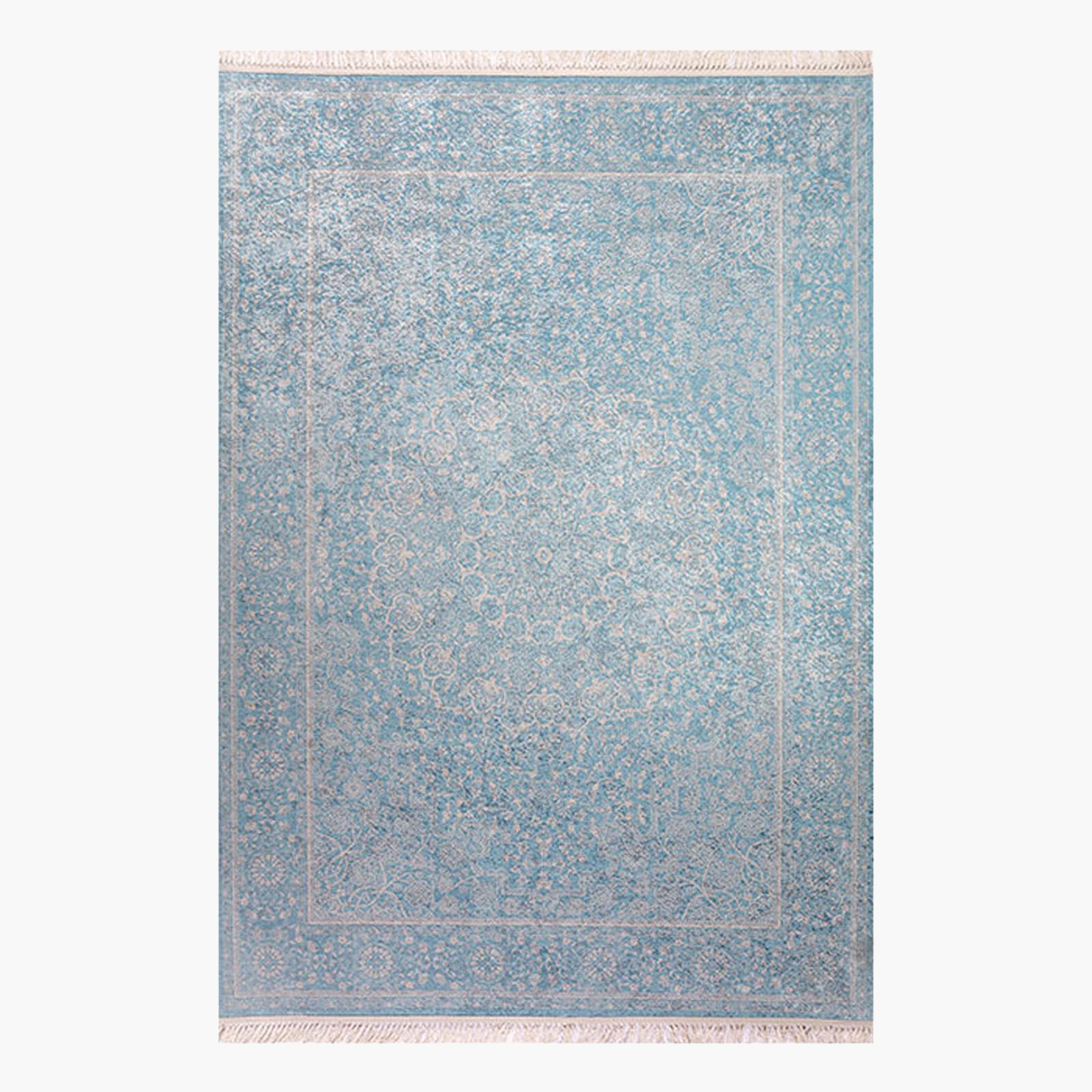 Decorative Velvet Turkish Carpet - 120x80 cms-household-rugsandcarpets-rugs-image-1