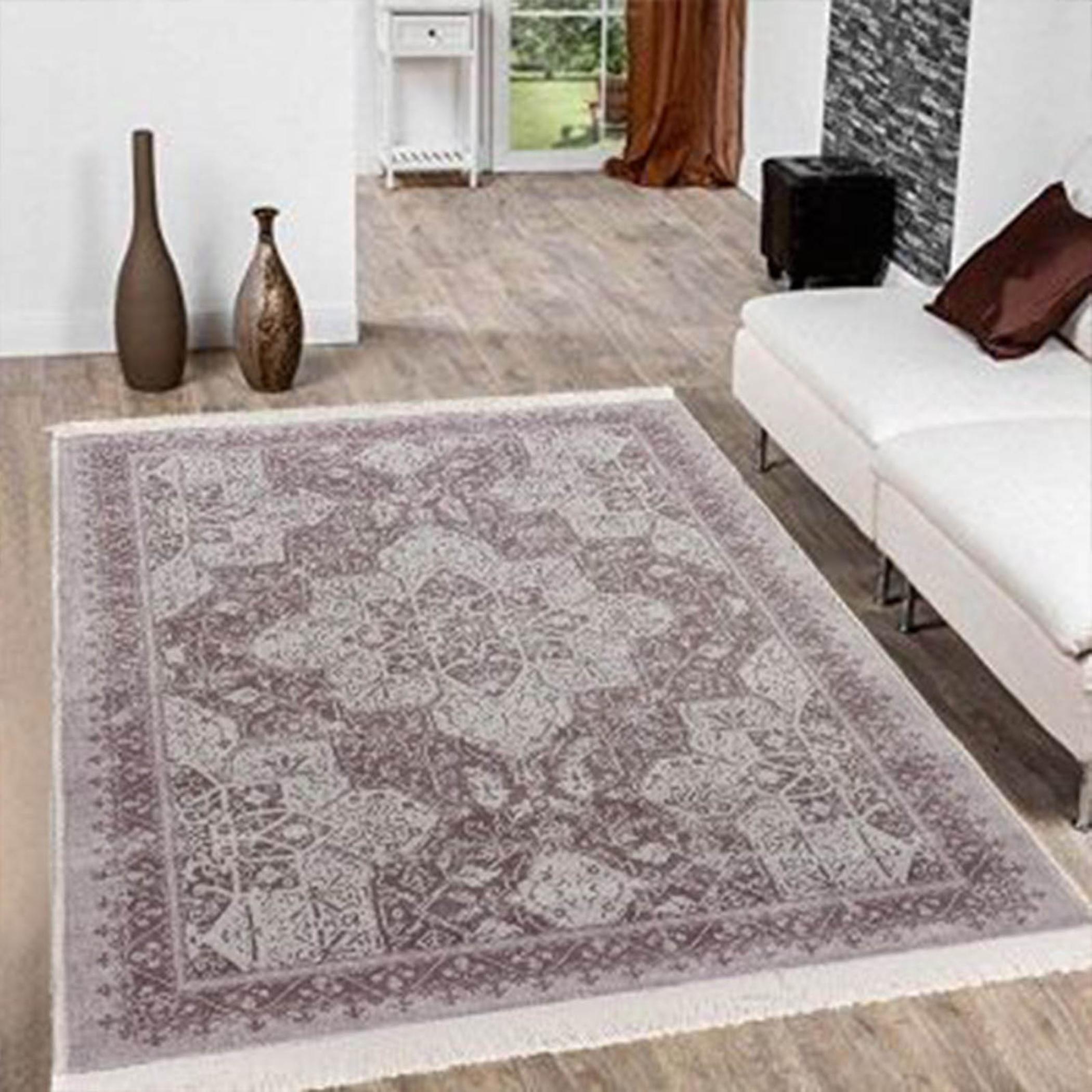 Decorative Velvet Turkish Carpet - 120x80 cm-household-rugsandcarpets-rugs-image-3
